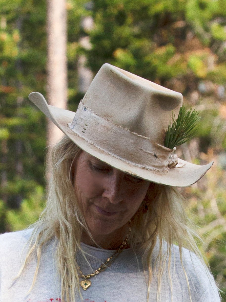 Hand Painted Leigh Hat - Jes MaHarry