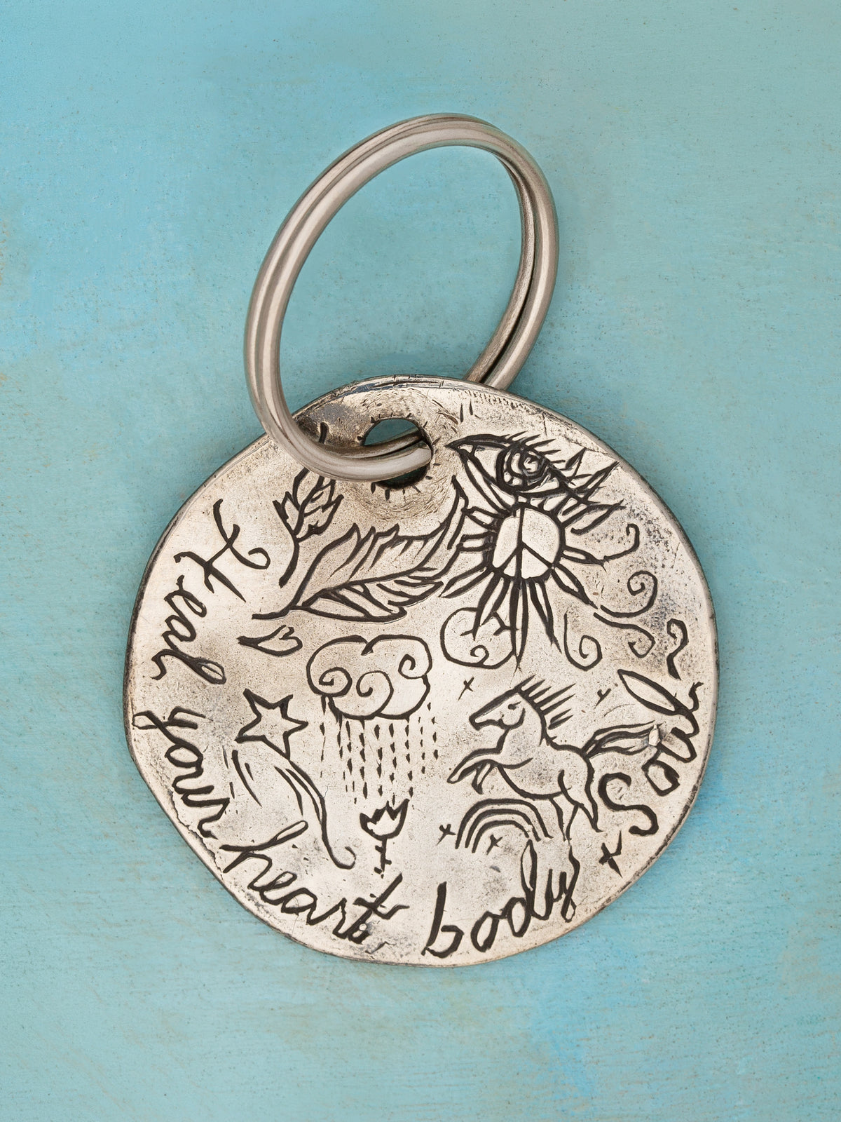 Heal Your Heart Keyring