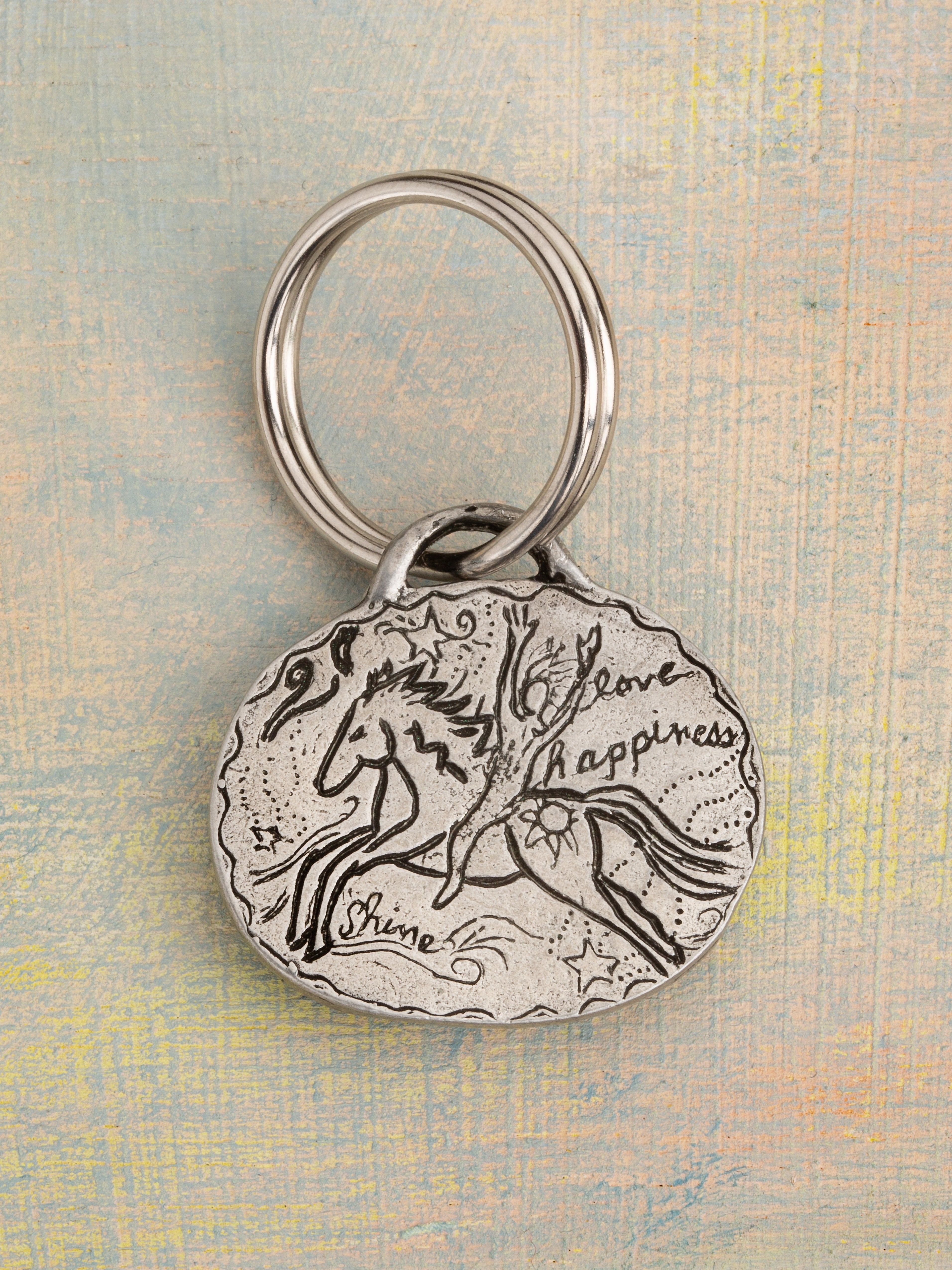 Love and Happiness Keyring