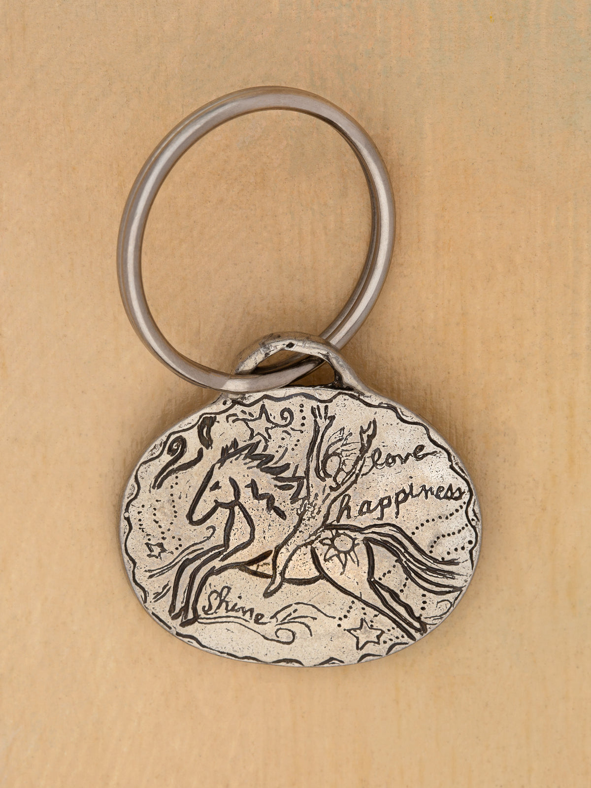 Love and Happiness Keyring