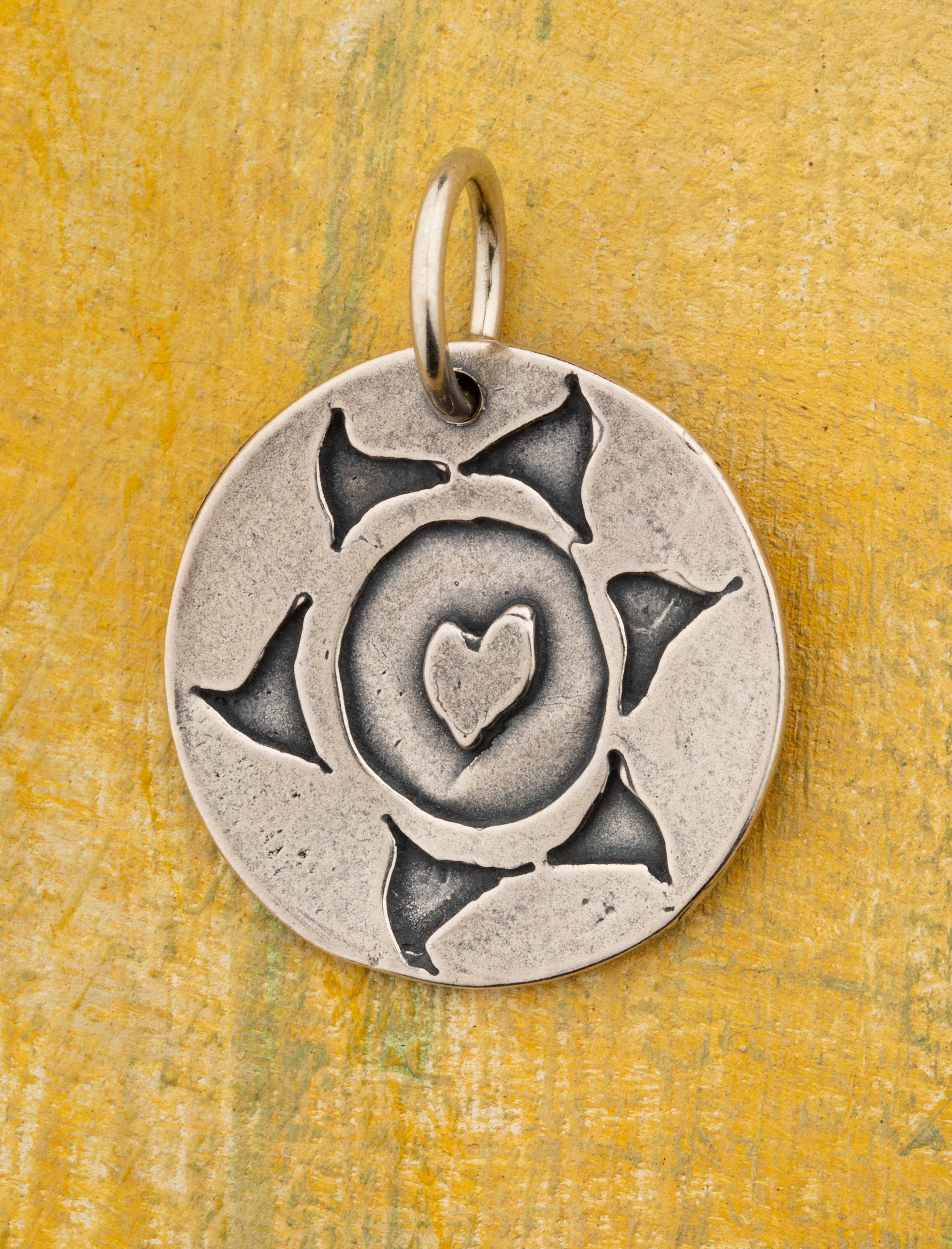 Sunny Heart Charm