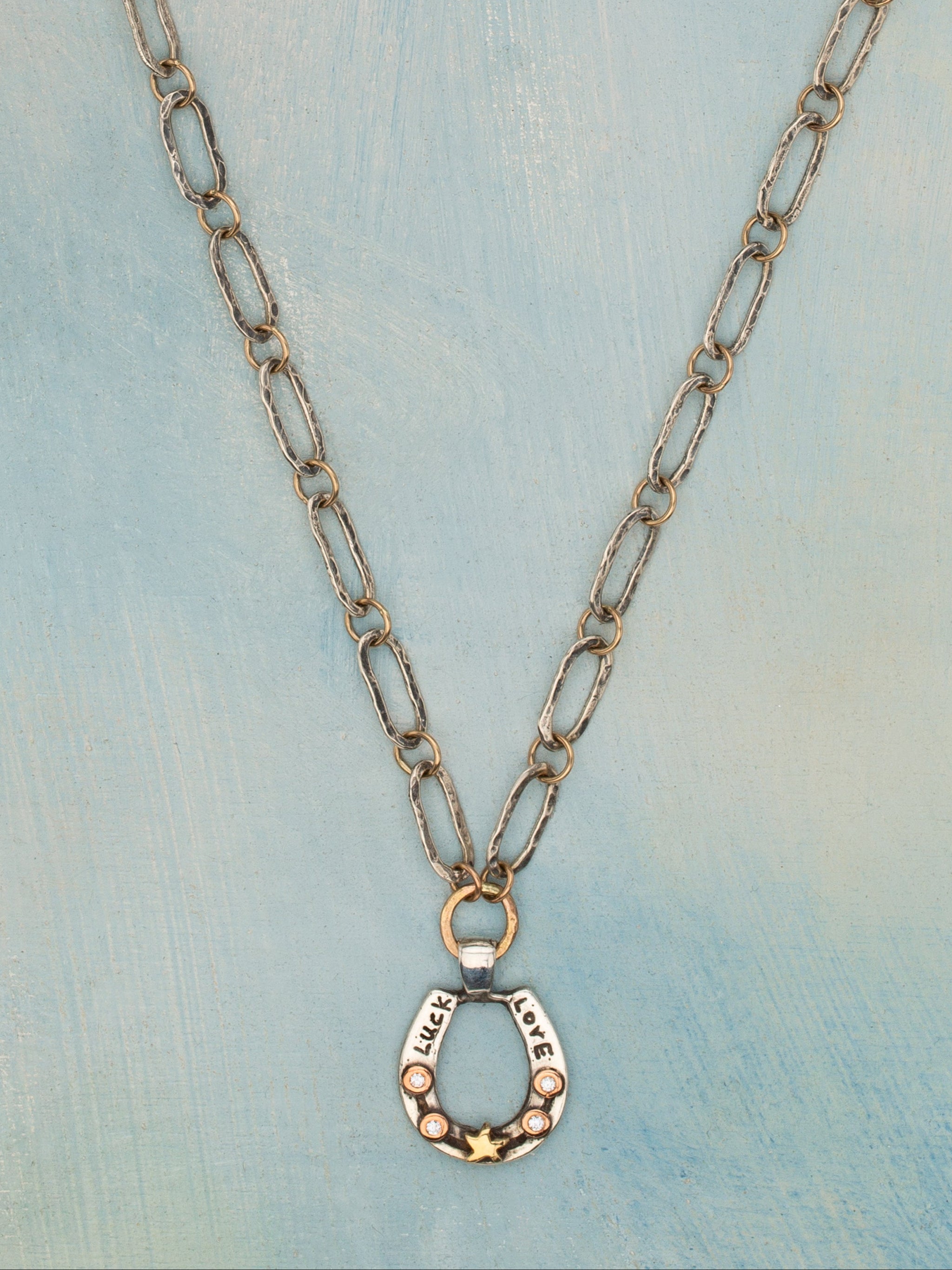 Love and Luck Gratitude Charm Necklace