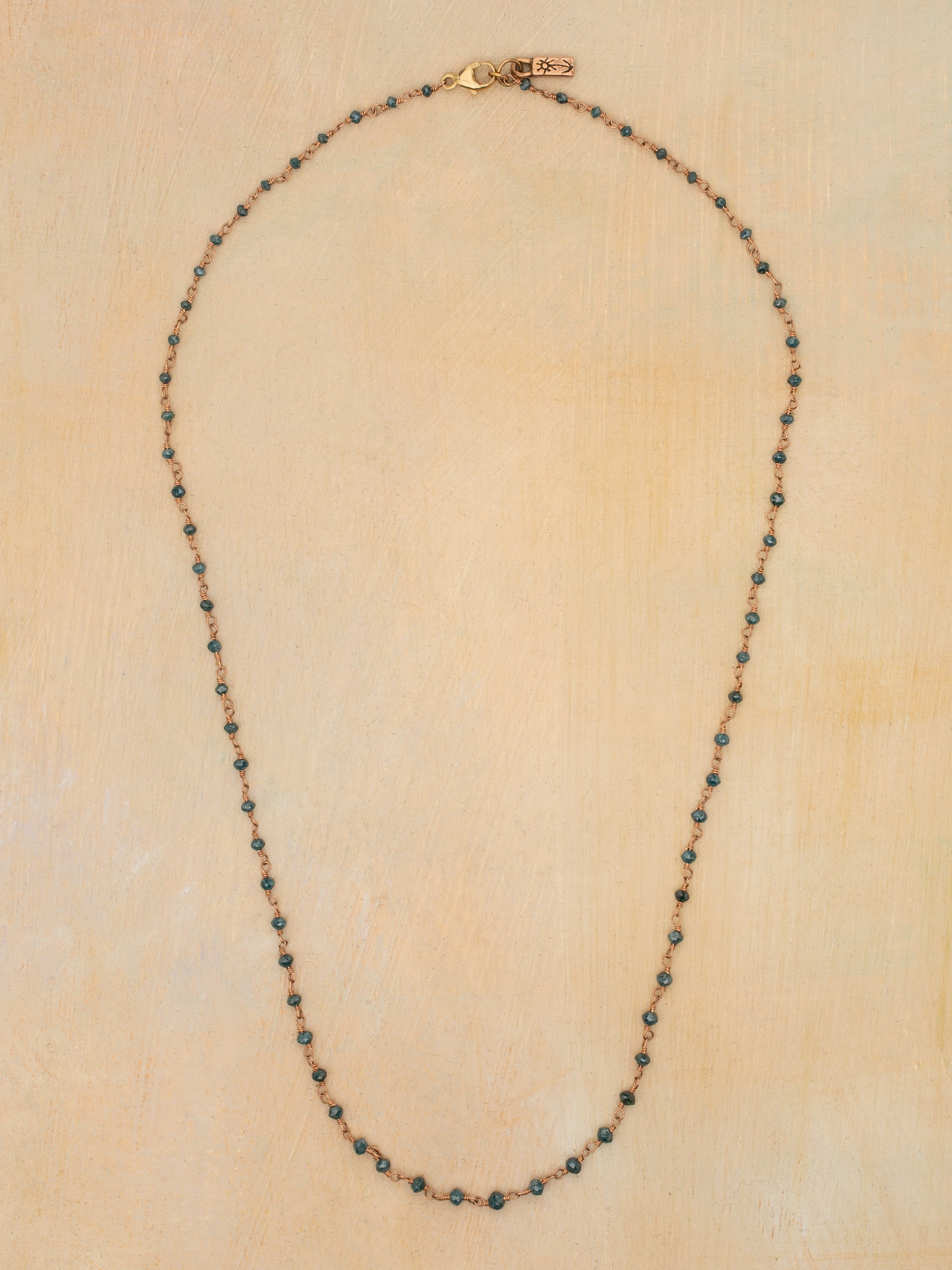 Petite Blue Diamond Necklace