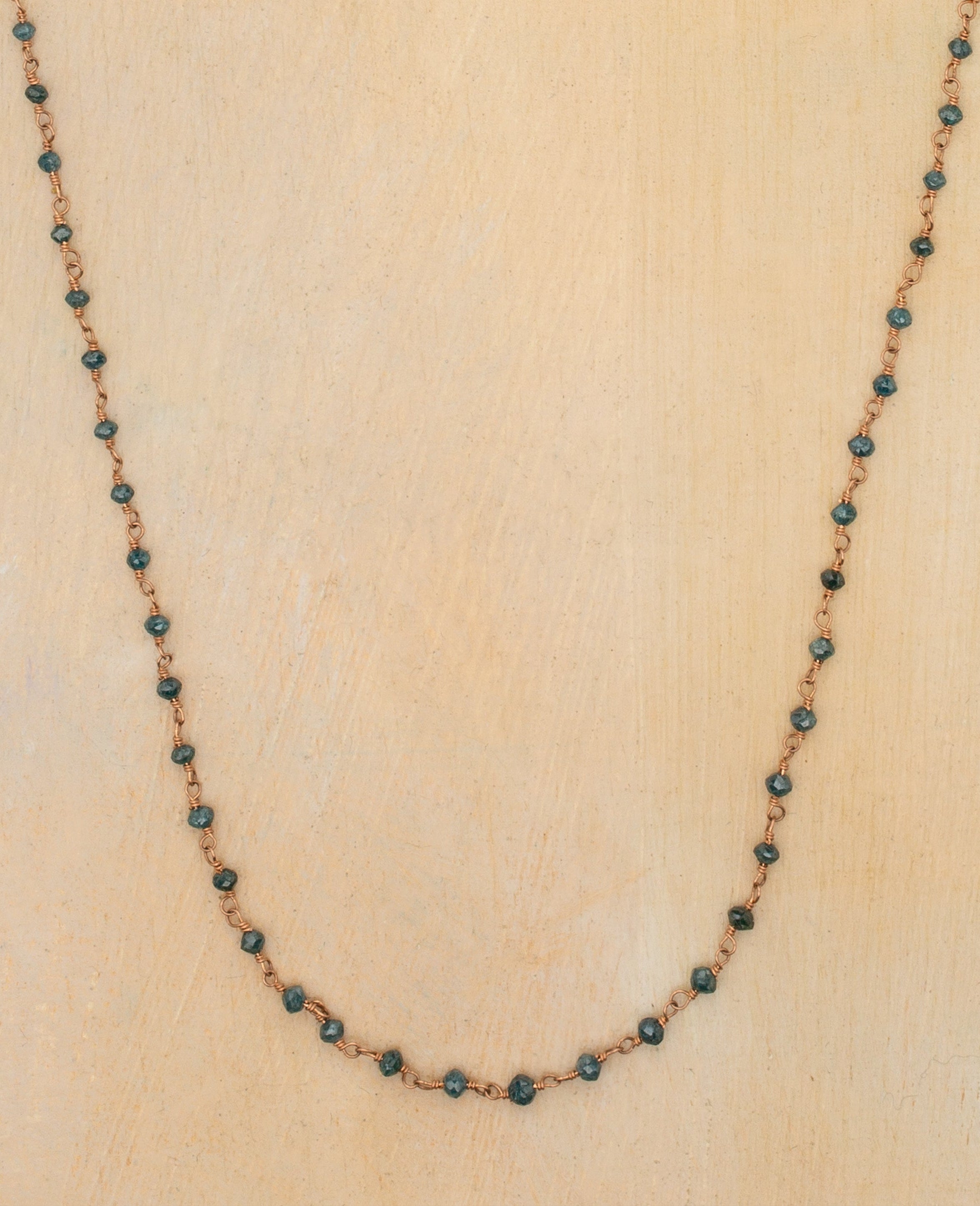 Petite Blue Diamond Necklace