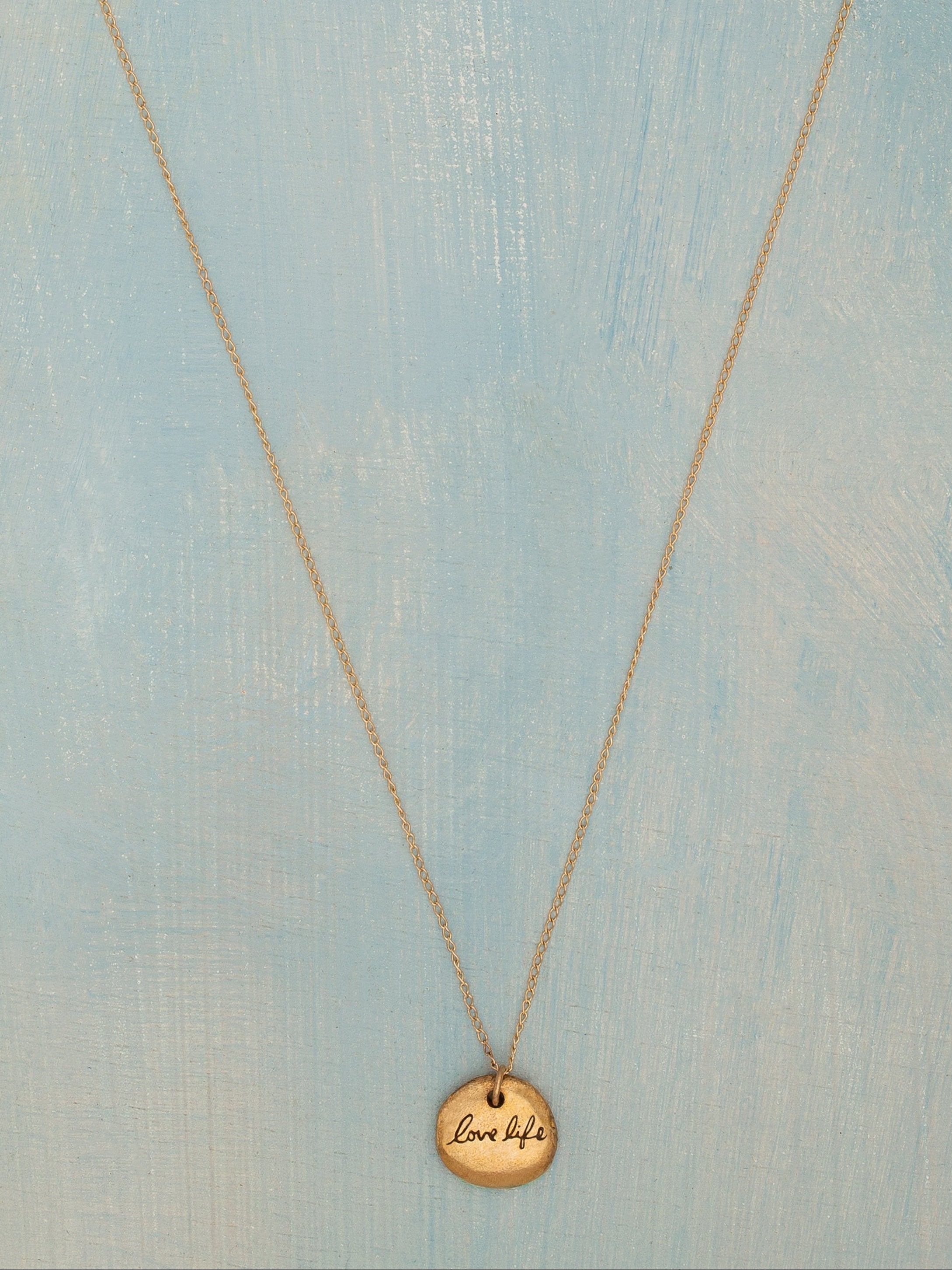 Gold Love Life Necklace
