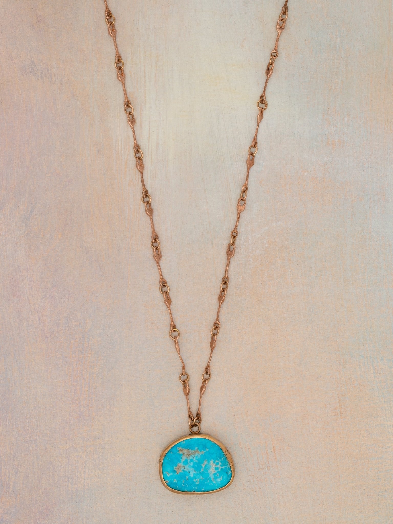 Big Blue Turquoise Necklace - Jes MaHarry