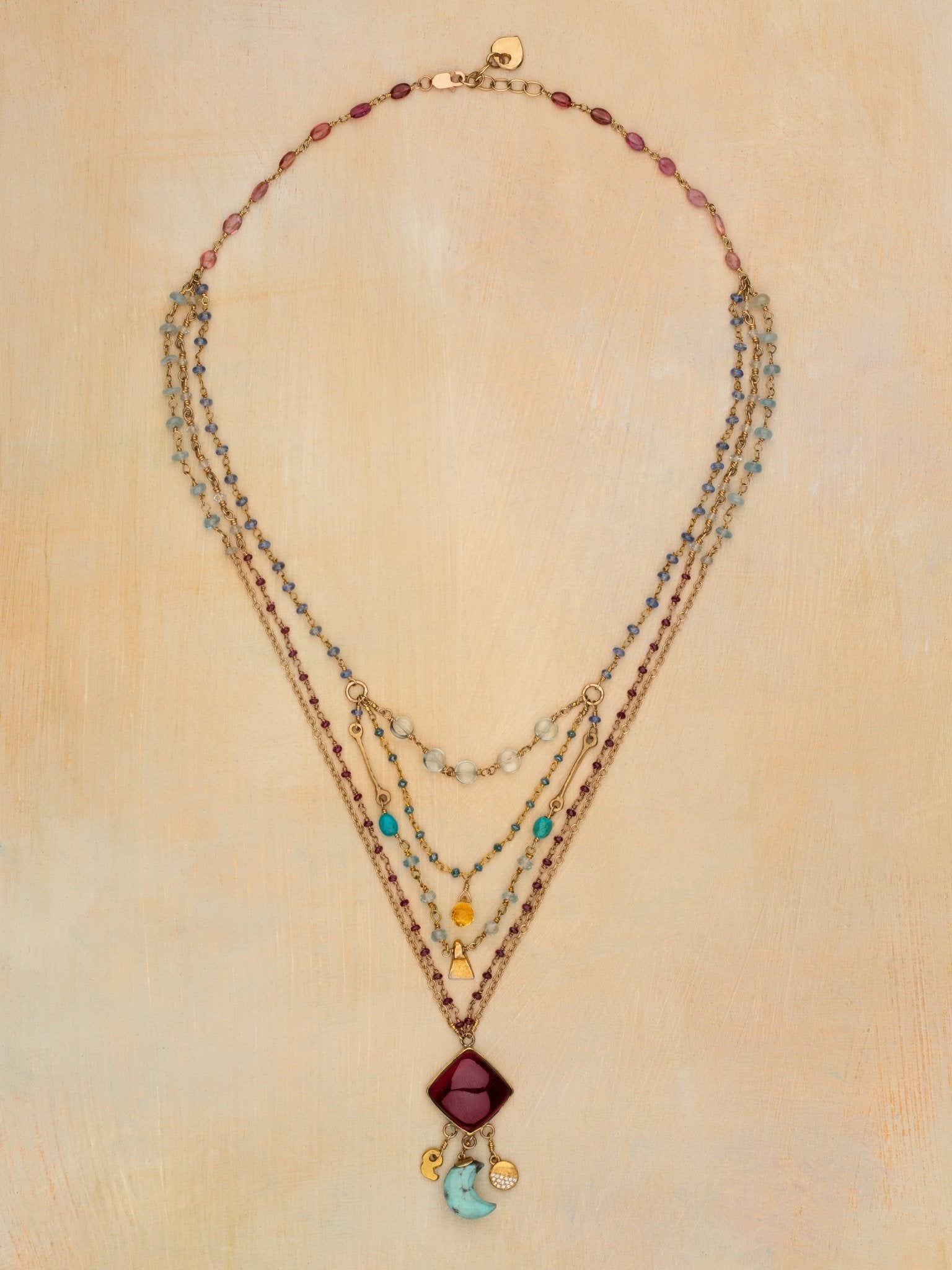 Layers of Joy Necklace — Handmade by Jes MaHarry