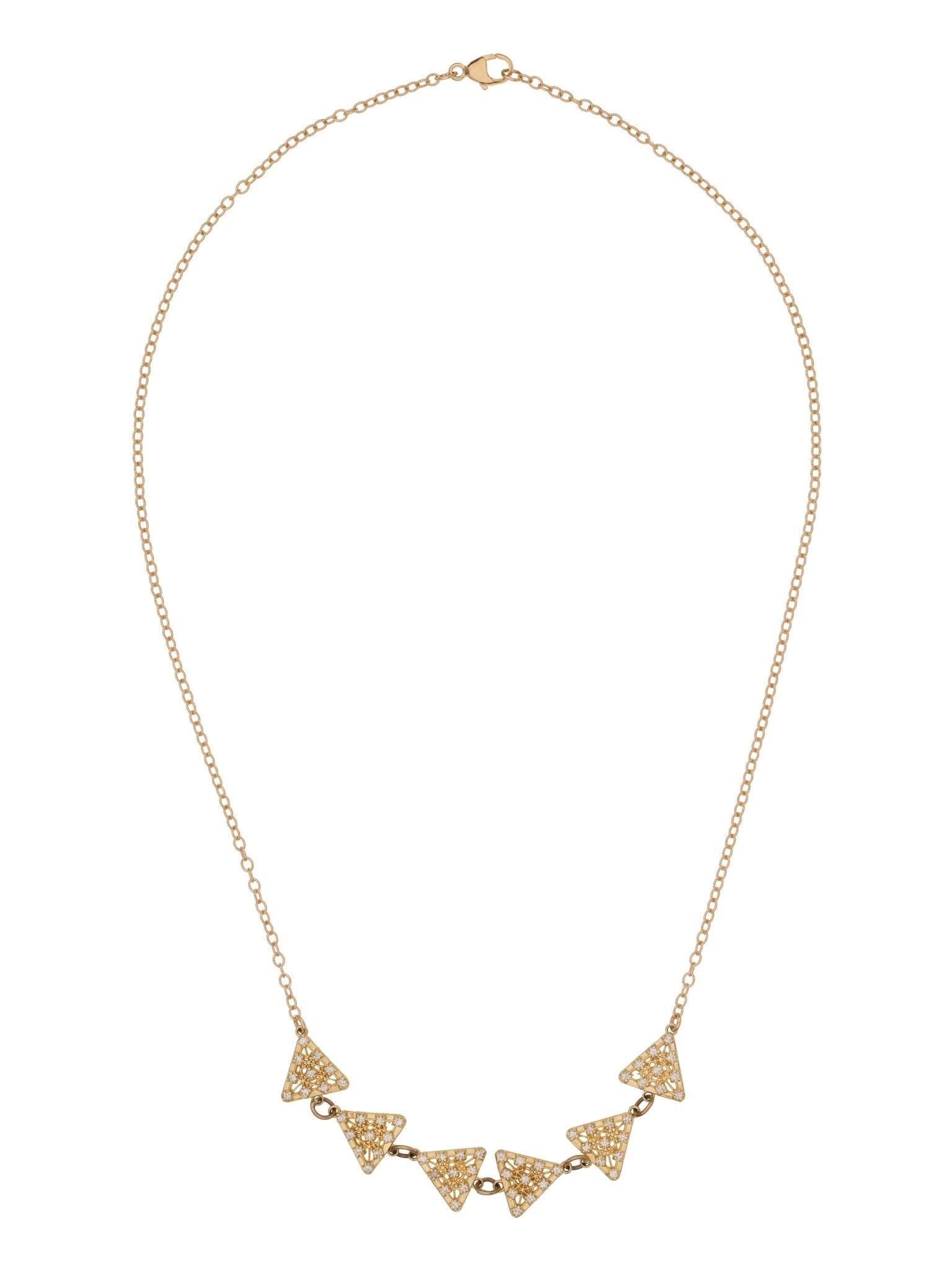 Six Sacred Pyramids Necklace — Handmade by Jes MaHarry