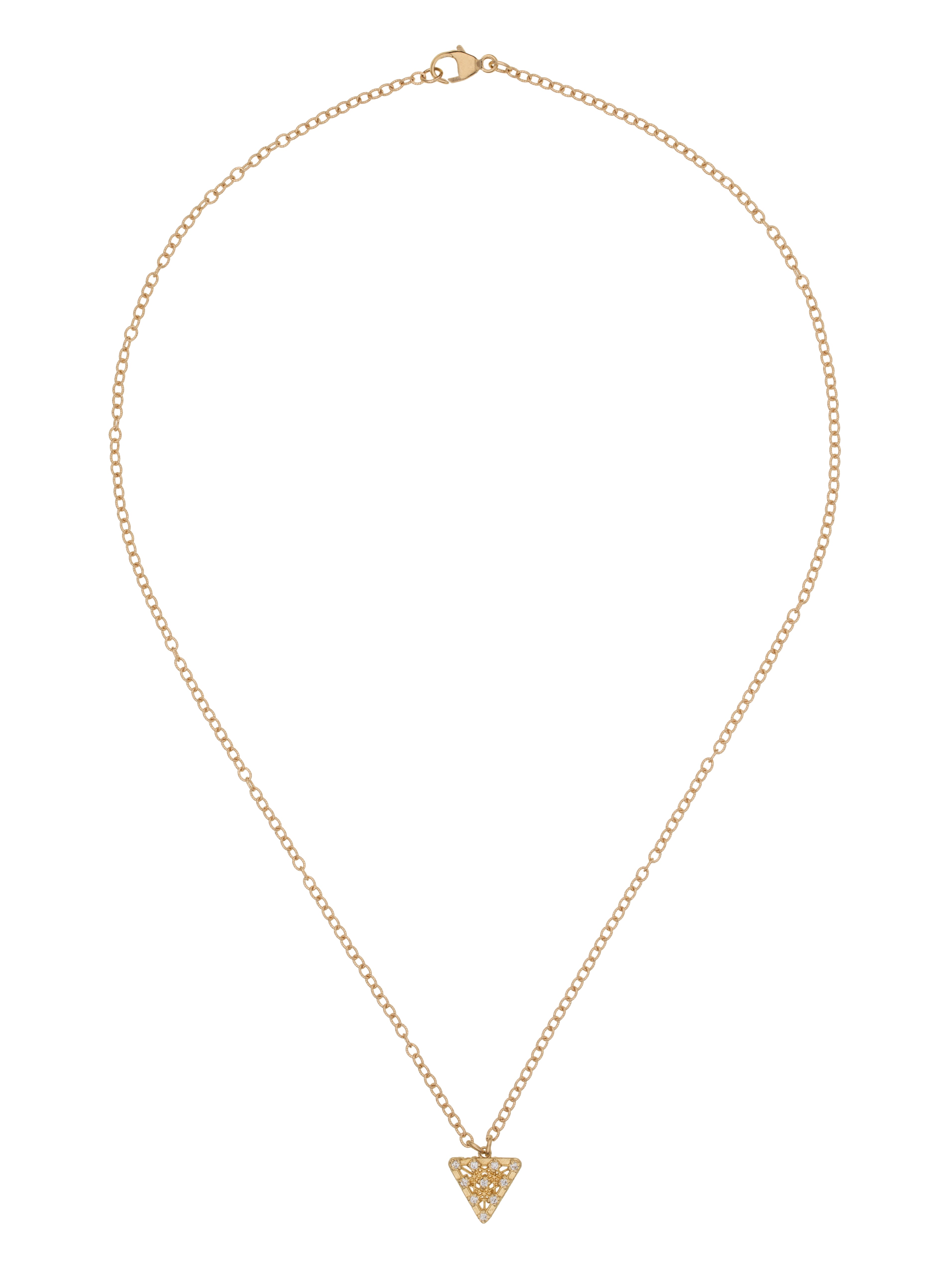Single Sacred Pyramid Necklace