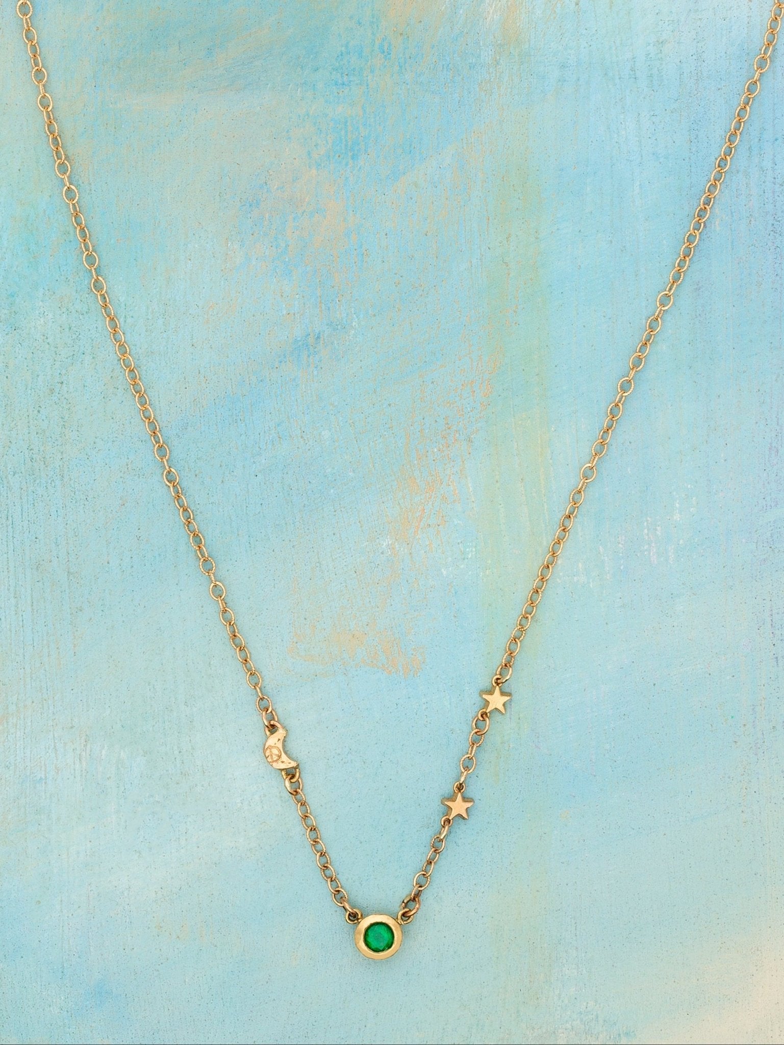Emerald Heart Chakra Necklace - Jes MaHarry