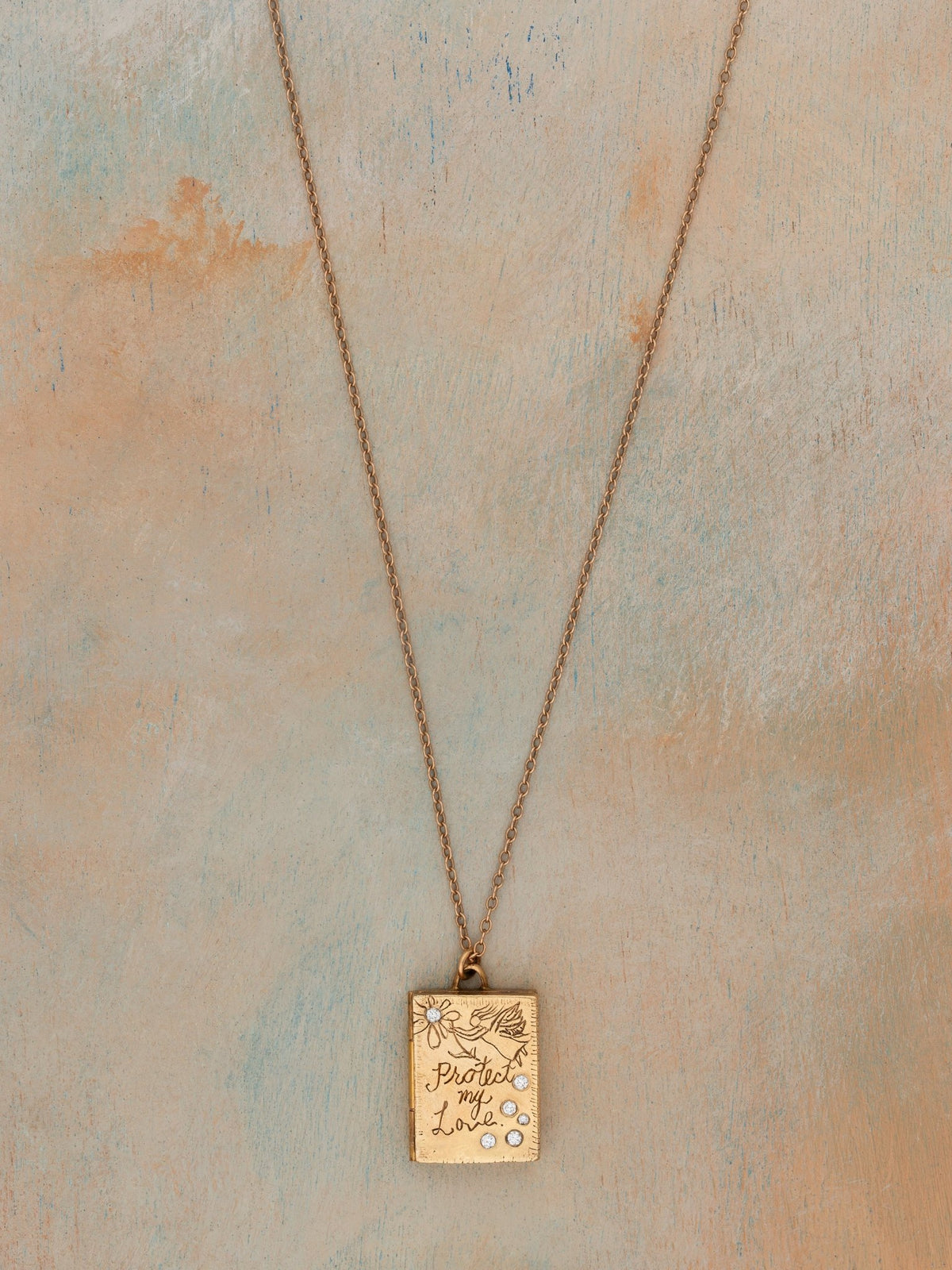 Protect My Love Locket Necklace — Jes MaHarry