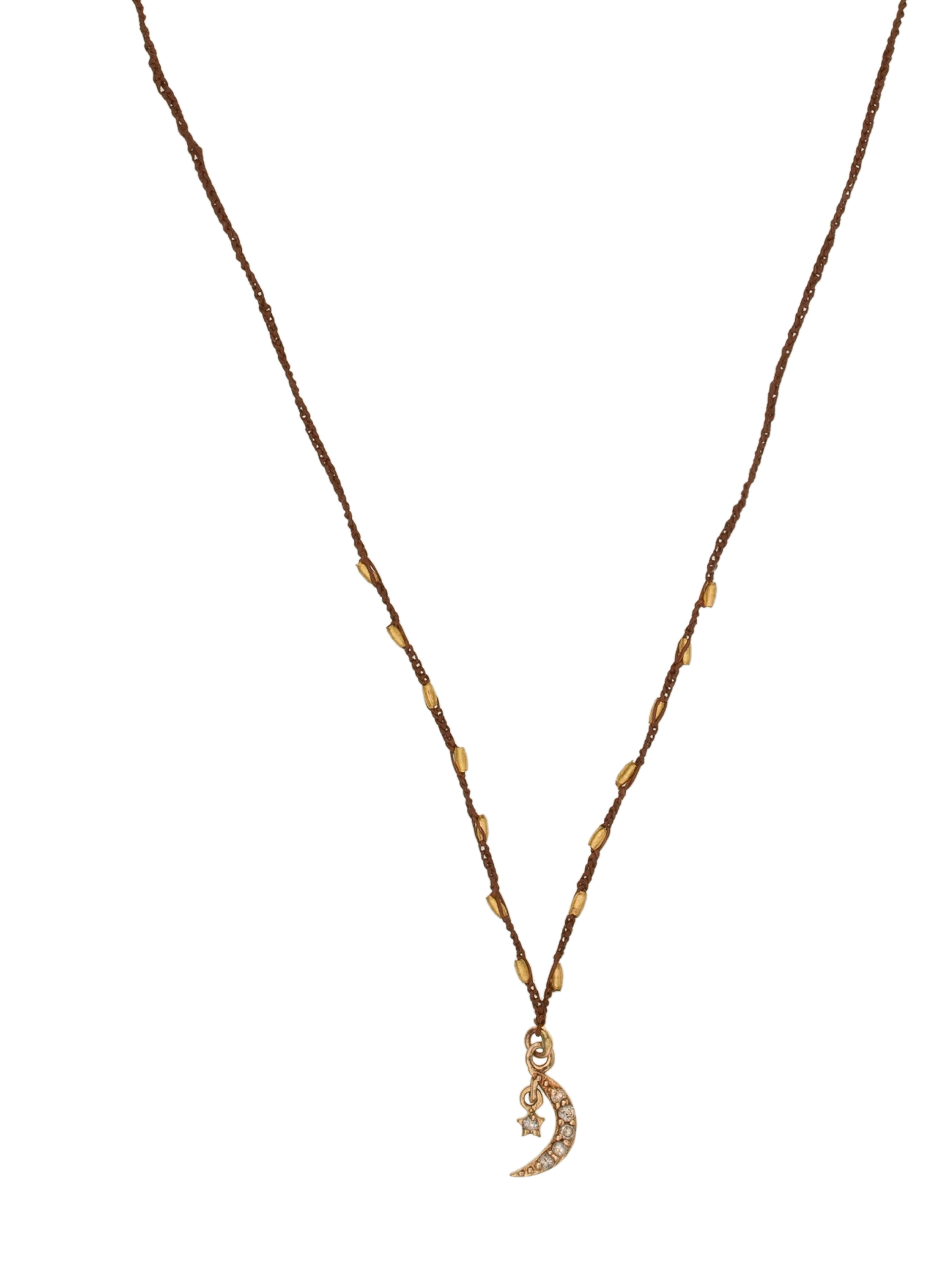 Diamond Moon Necklace