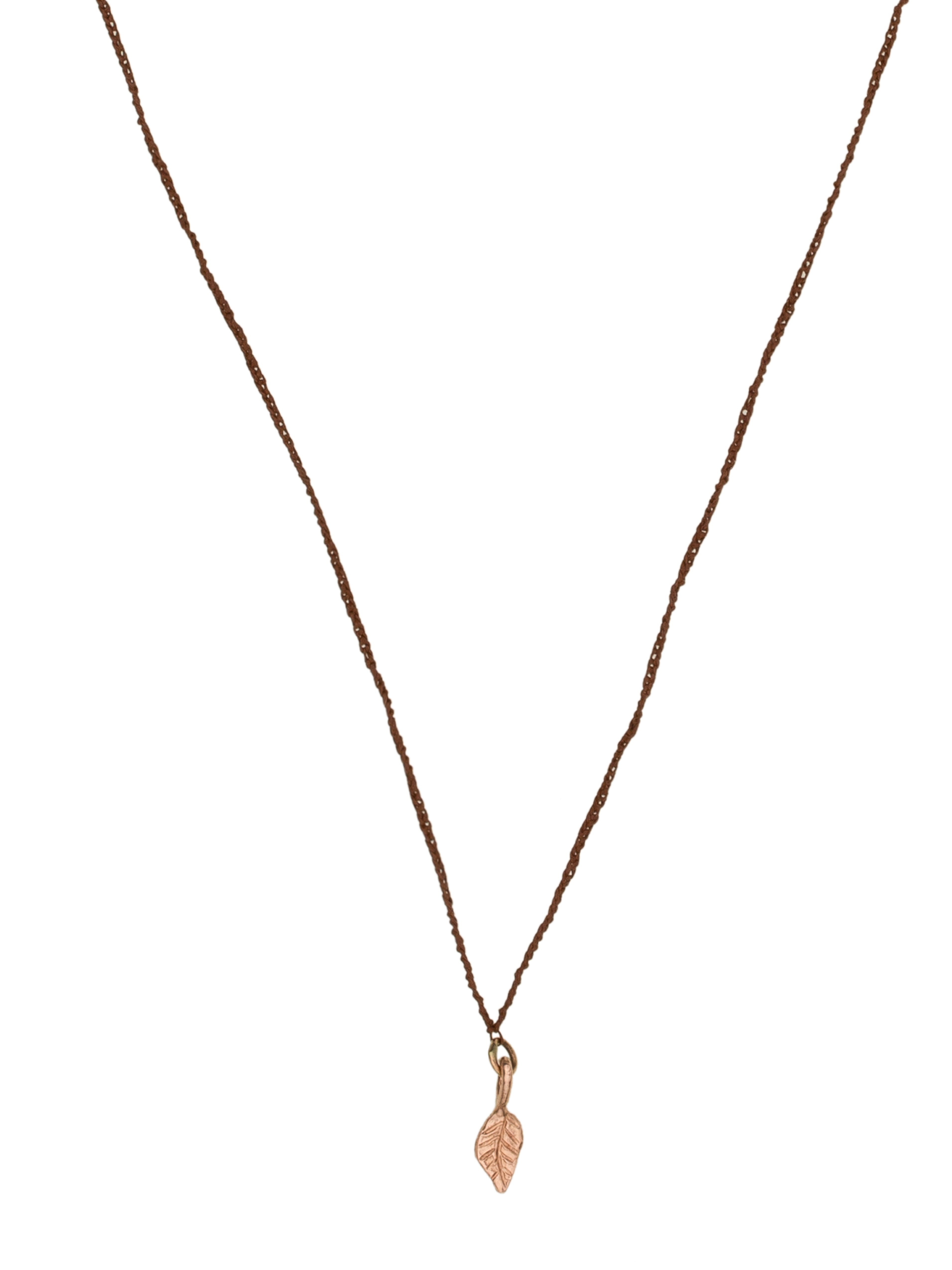 Rose Leaf Necklace