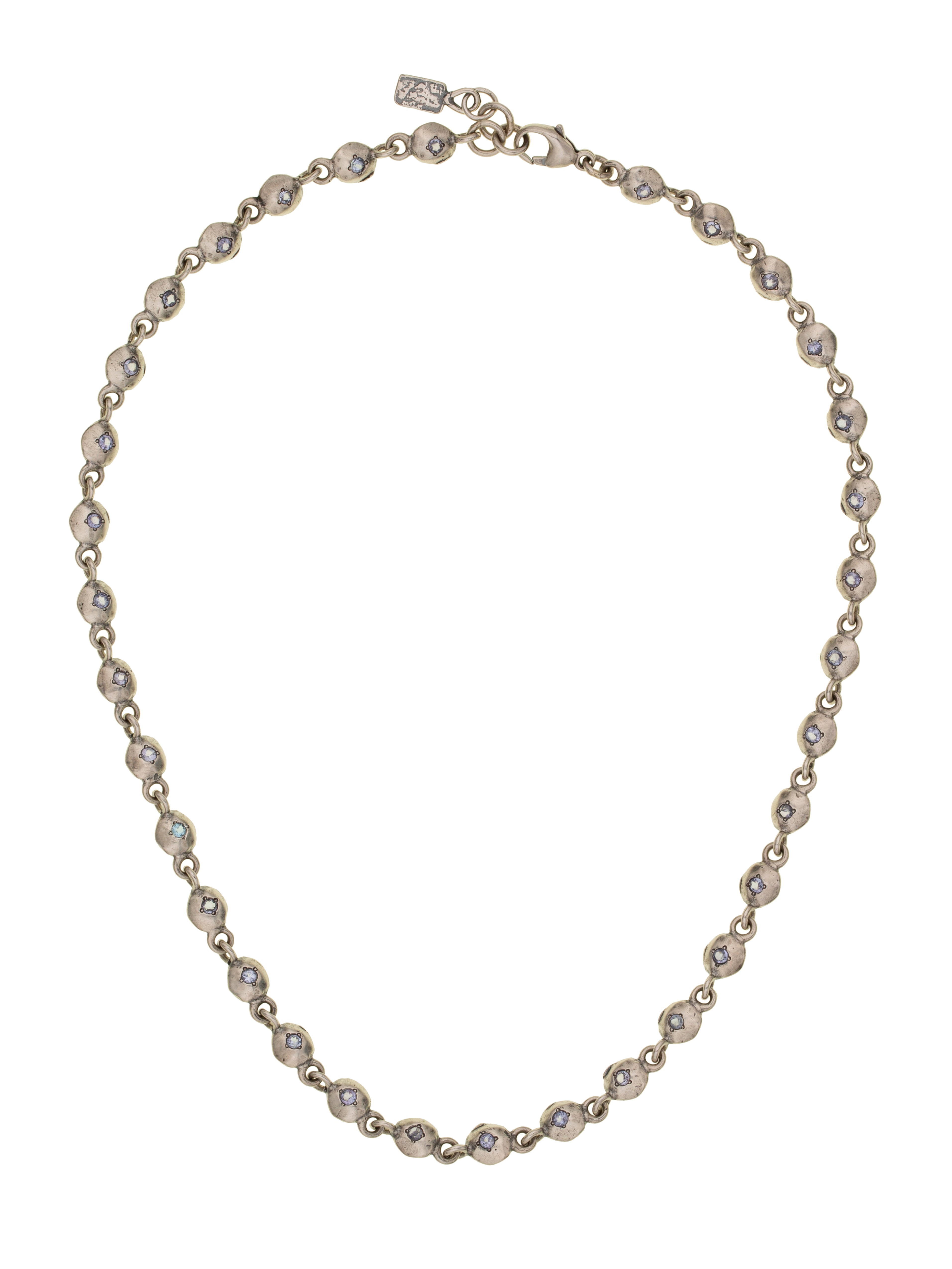 Angel Eyes of Tanzanite Love Necklace