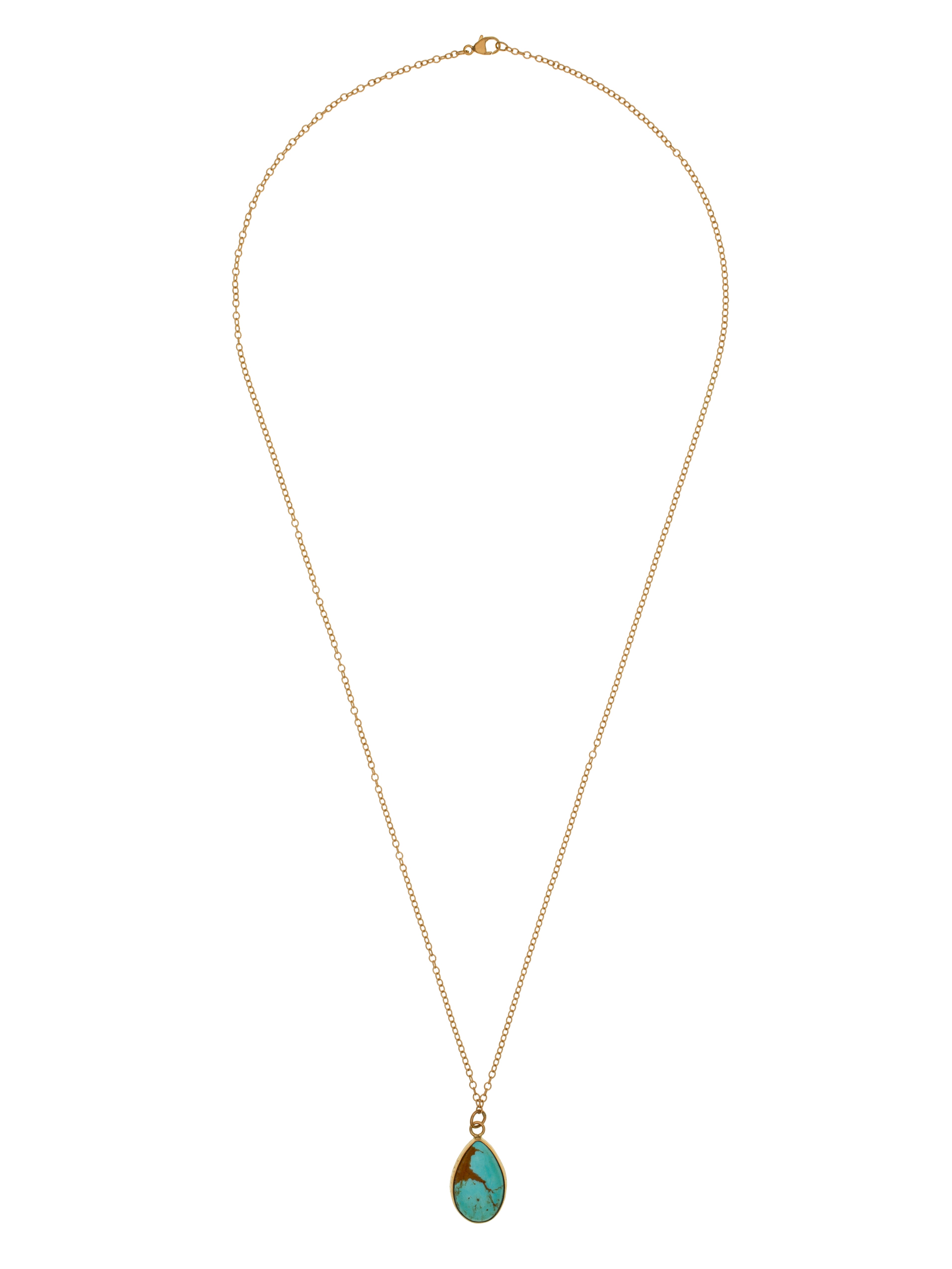 Teardrop of Turquoise Necklace