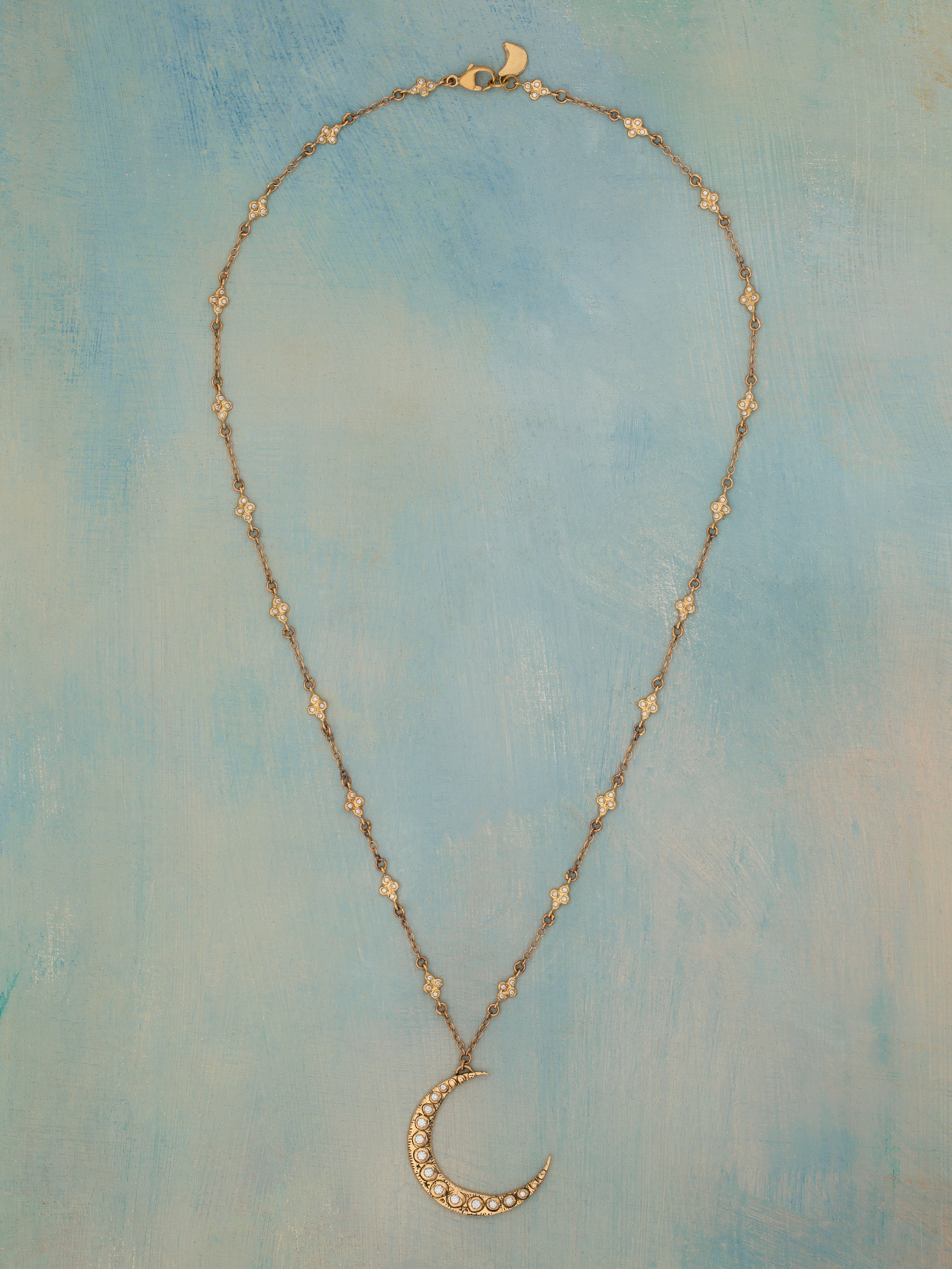 Diamond Moonlight Necklace