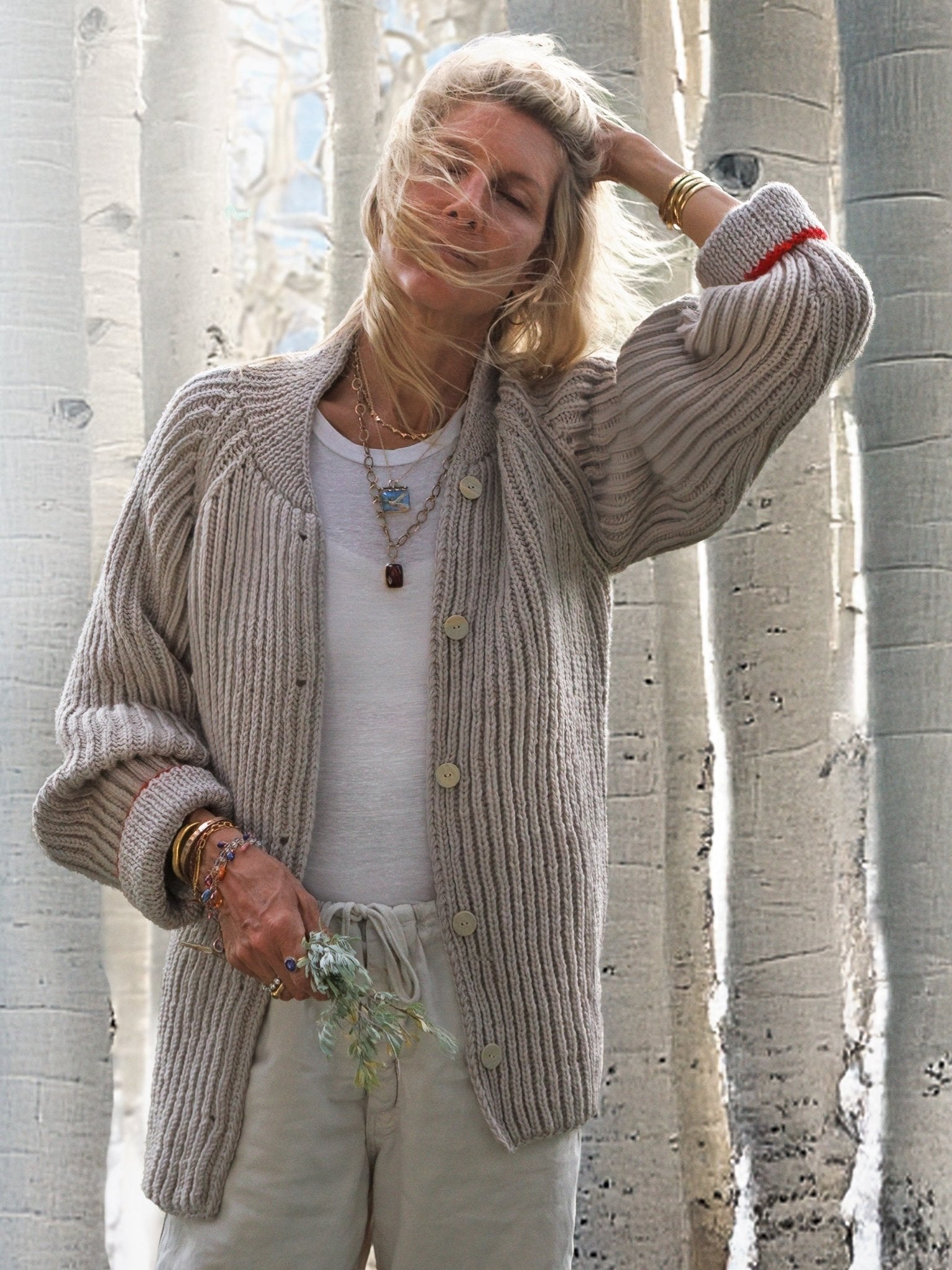 Artisan Handknit Cardigan - Jes MaHarry