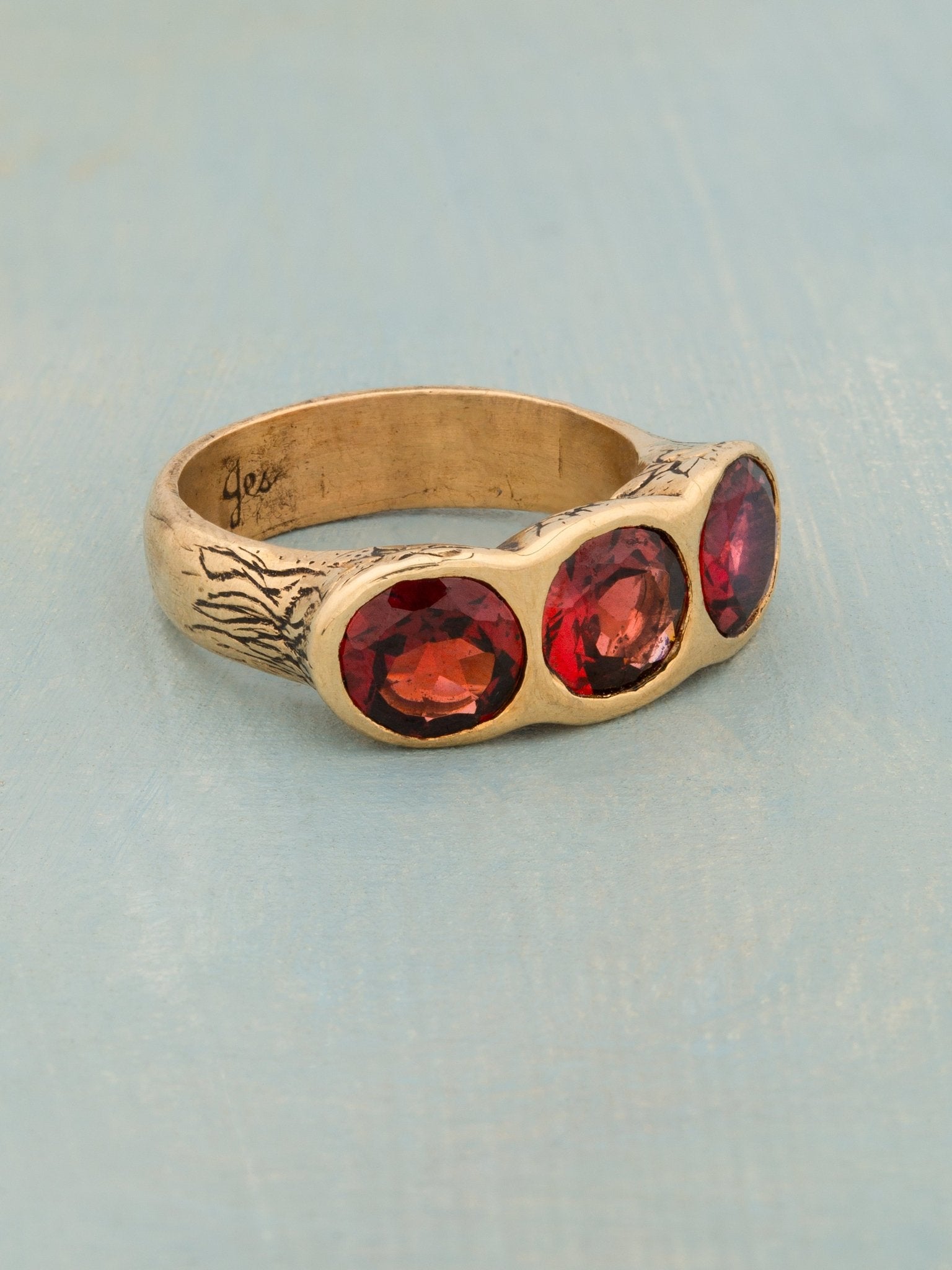 Three Times A Charm Ring - Jes MaHarry