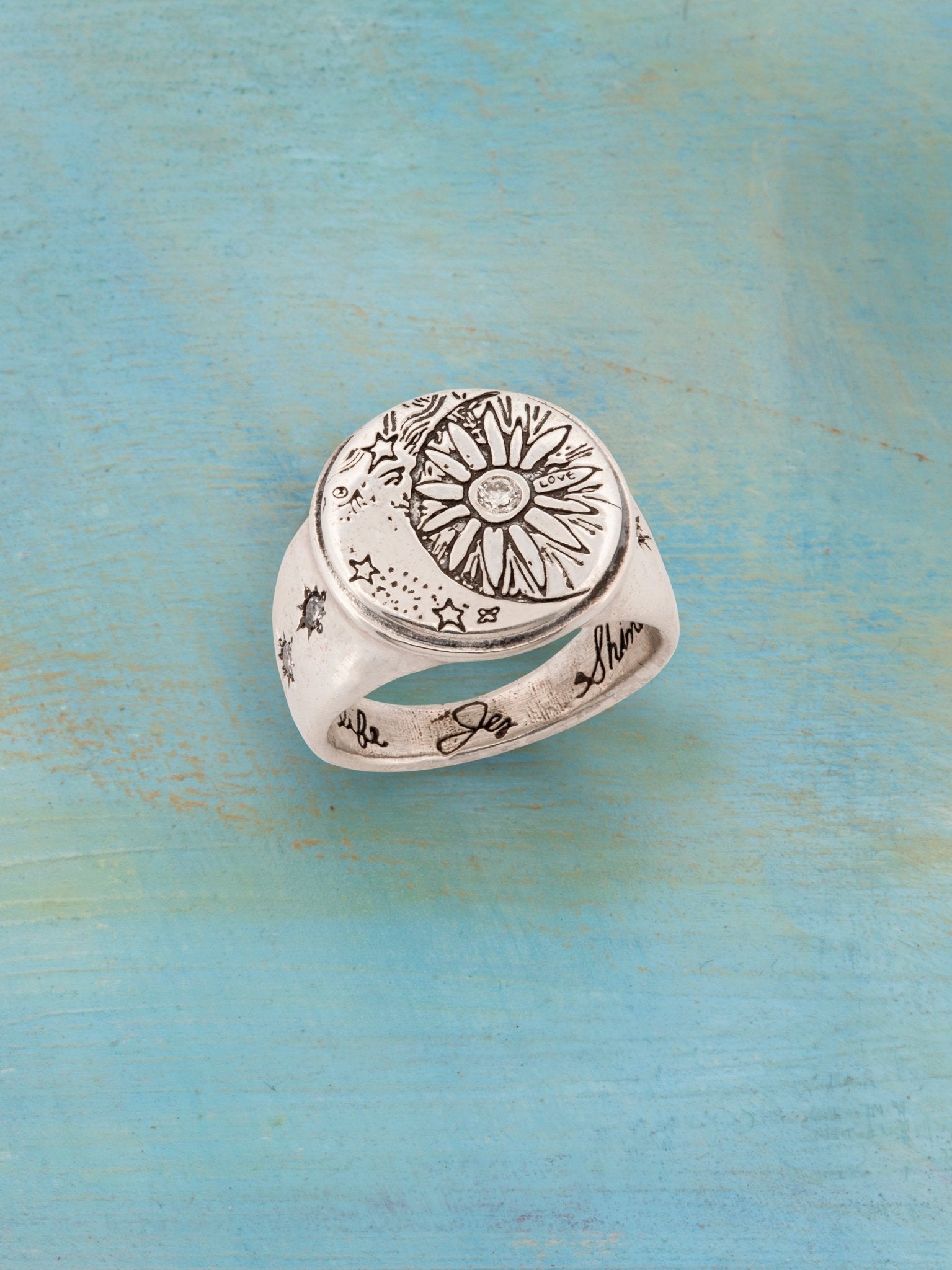 Moon and Sun Ring - Jes MaHarry