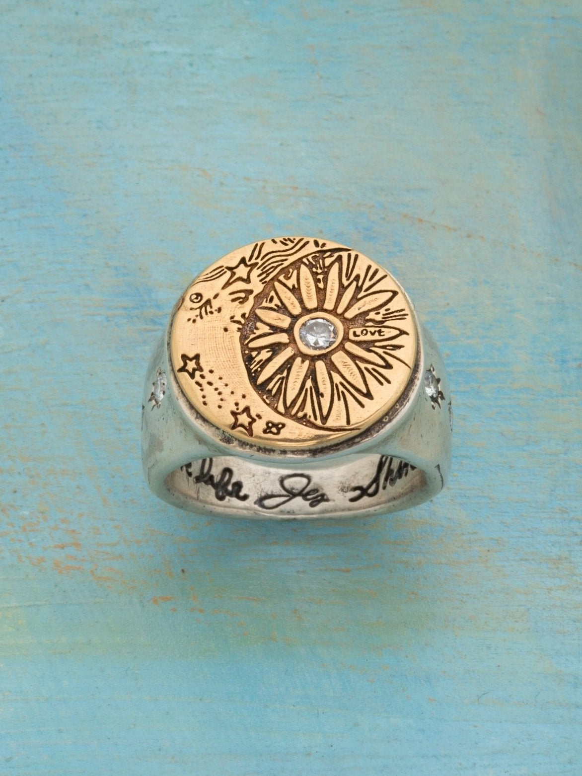 Moon and Sun Ring - Jes MaHarry