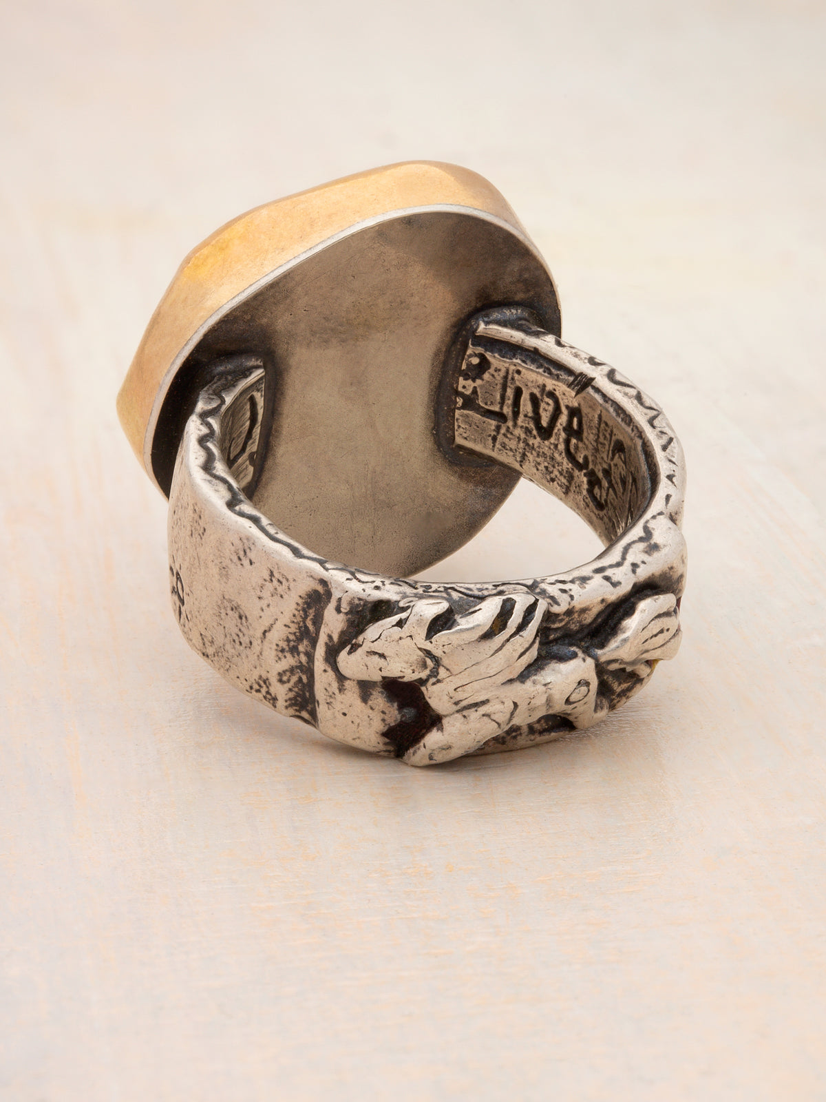 Coral Treasure Ring