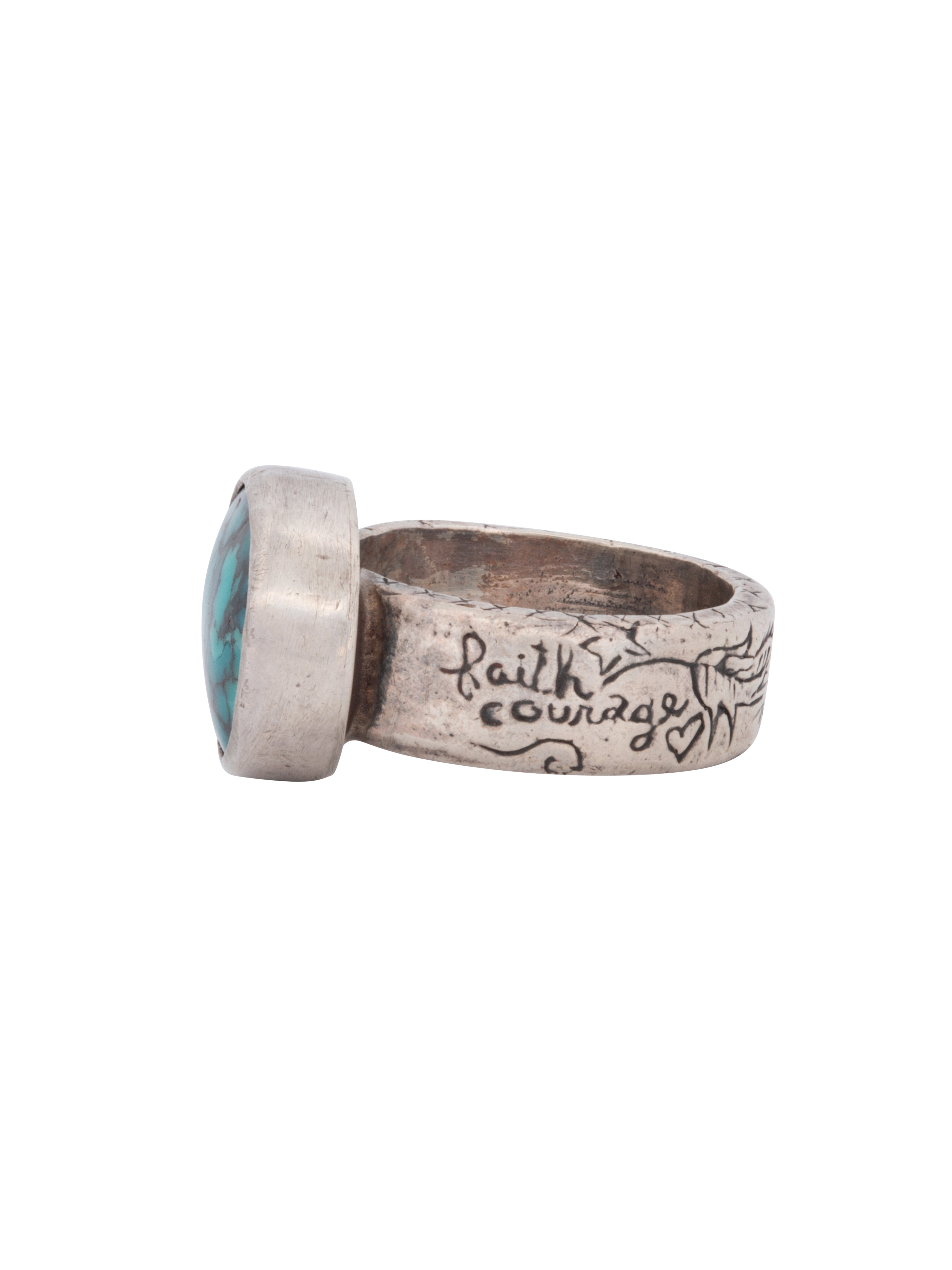 Faith + Courage Ring