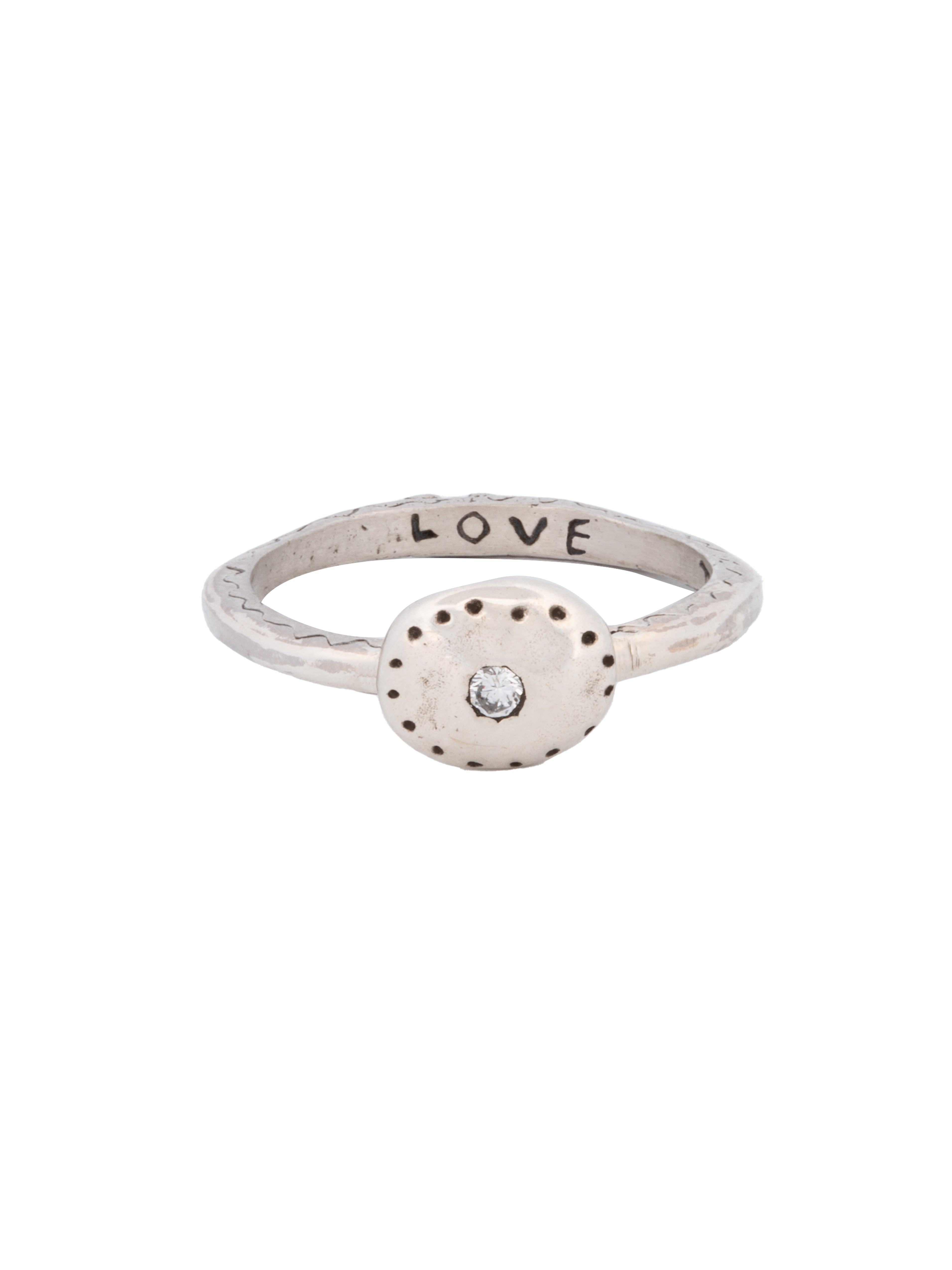 Angel Eyes Love Ring-Sterling silver