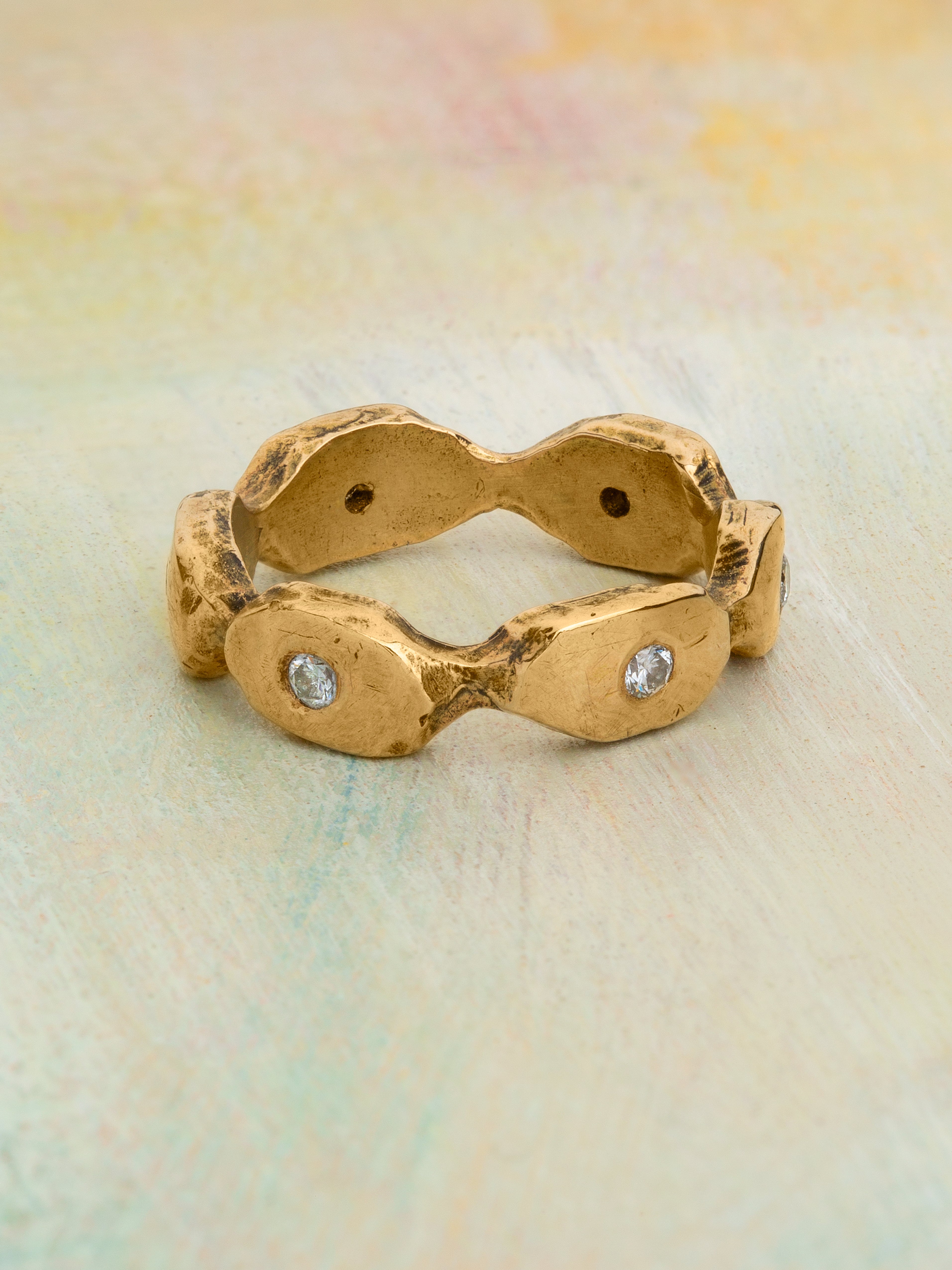 Whispering Diamonds Ring