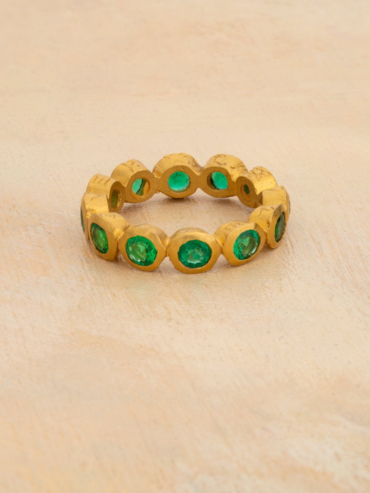 Emerald Heart Ring - Jes MaHarry