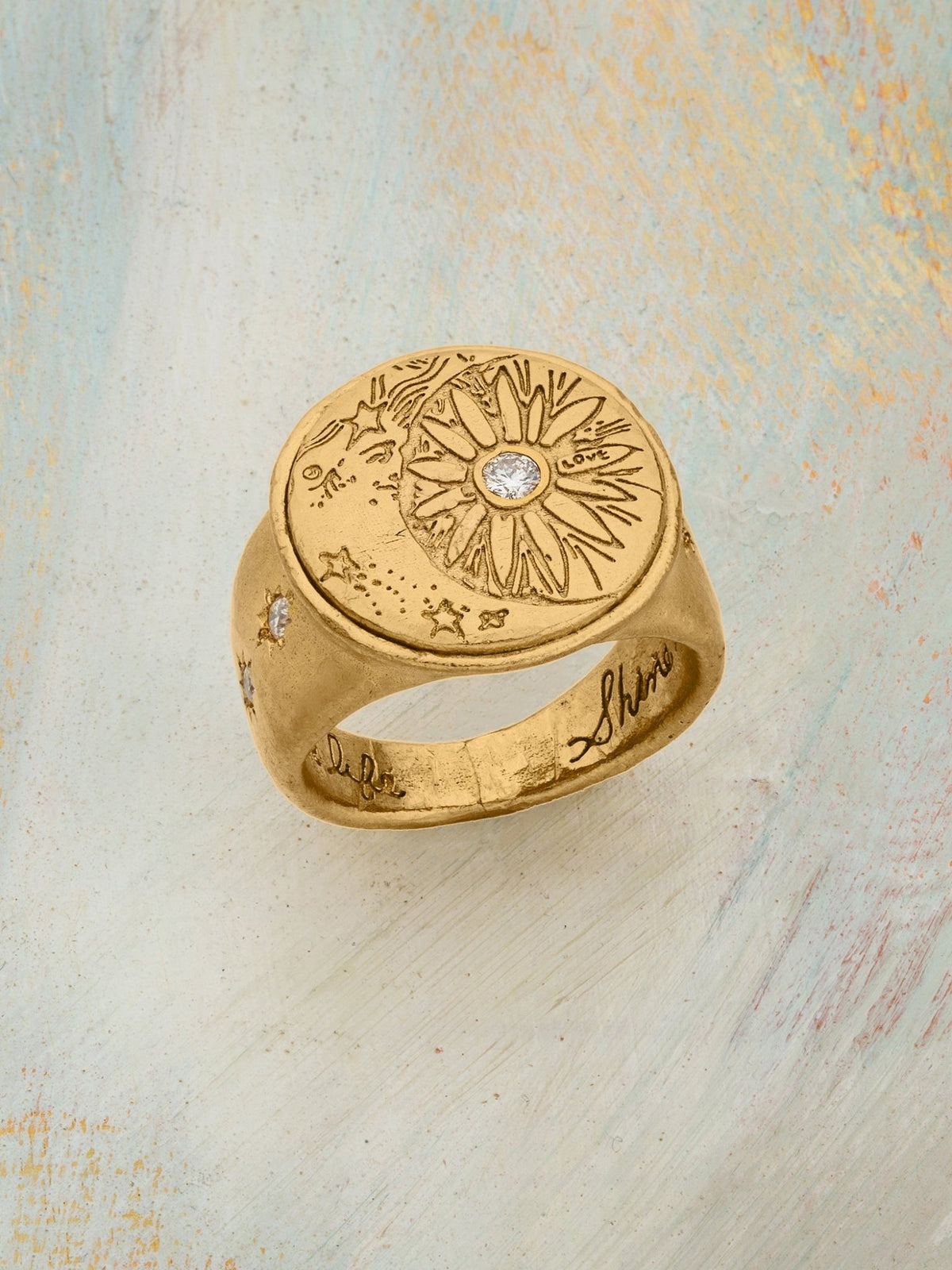 Moon and Sun Ring — Handmade by Jes MaHarry