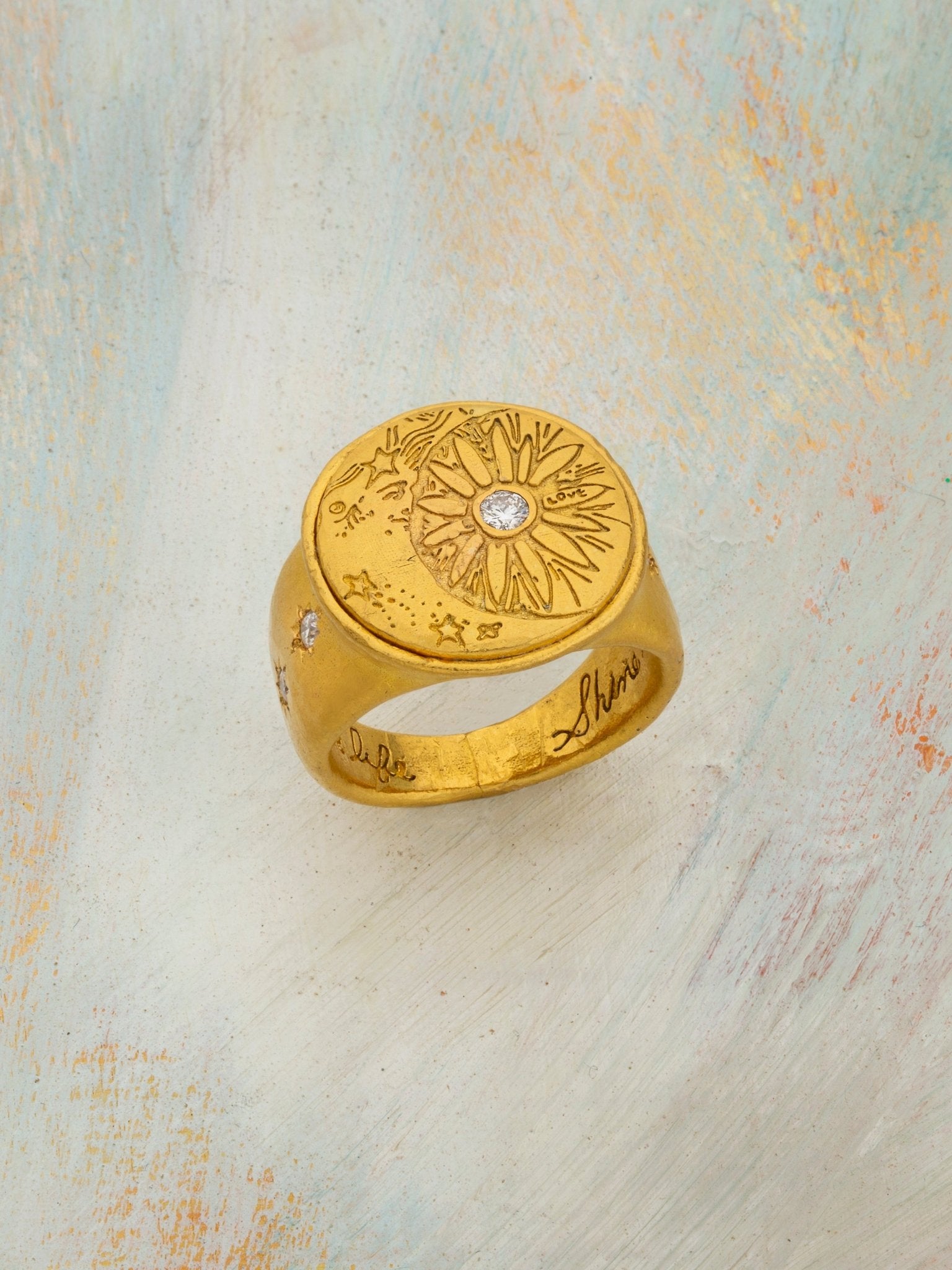 Moon and Sun Ring - Jes MaHarry