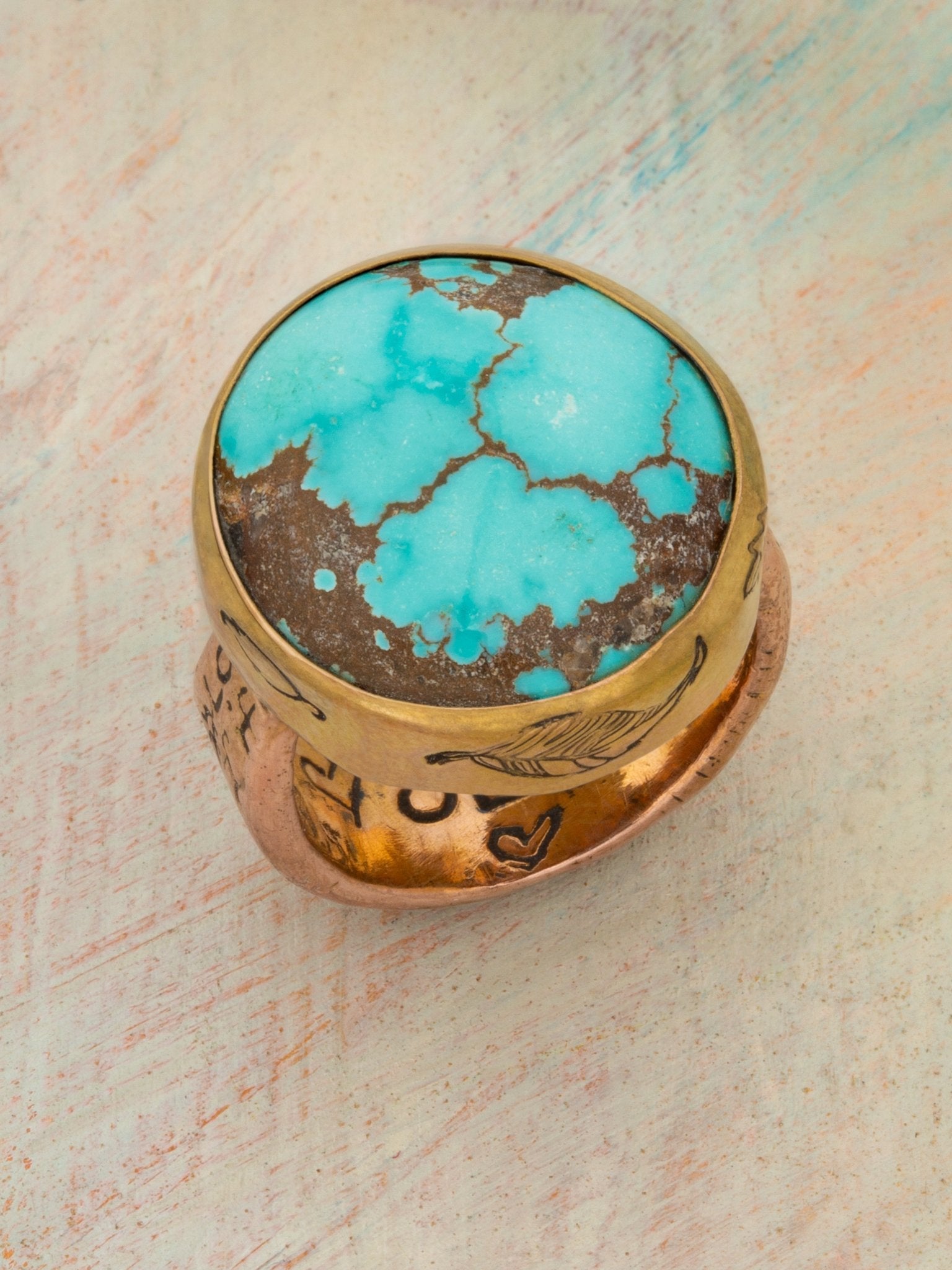 Turquoise Testament Ring - Jes MaHarry