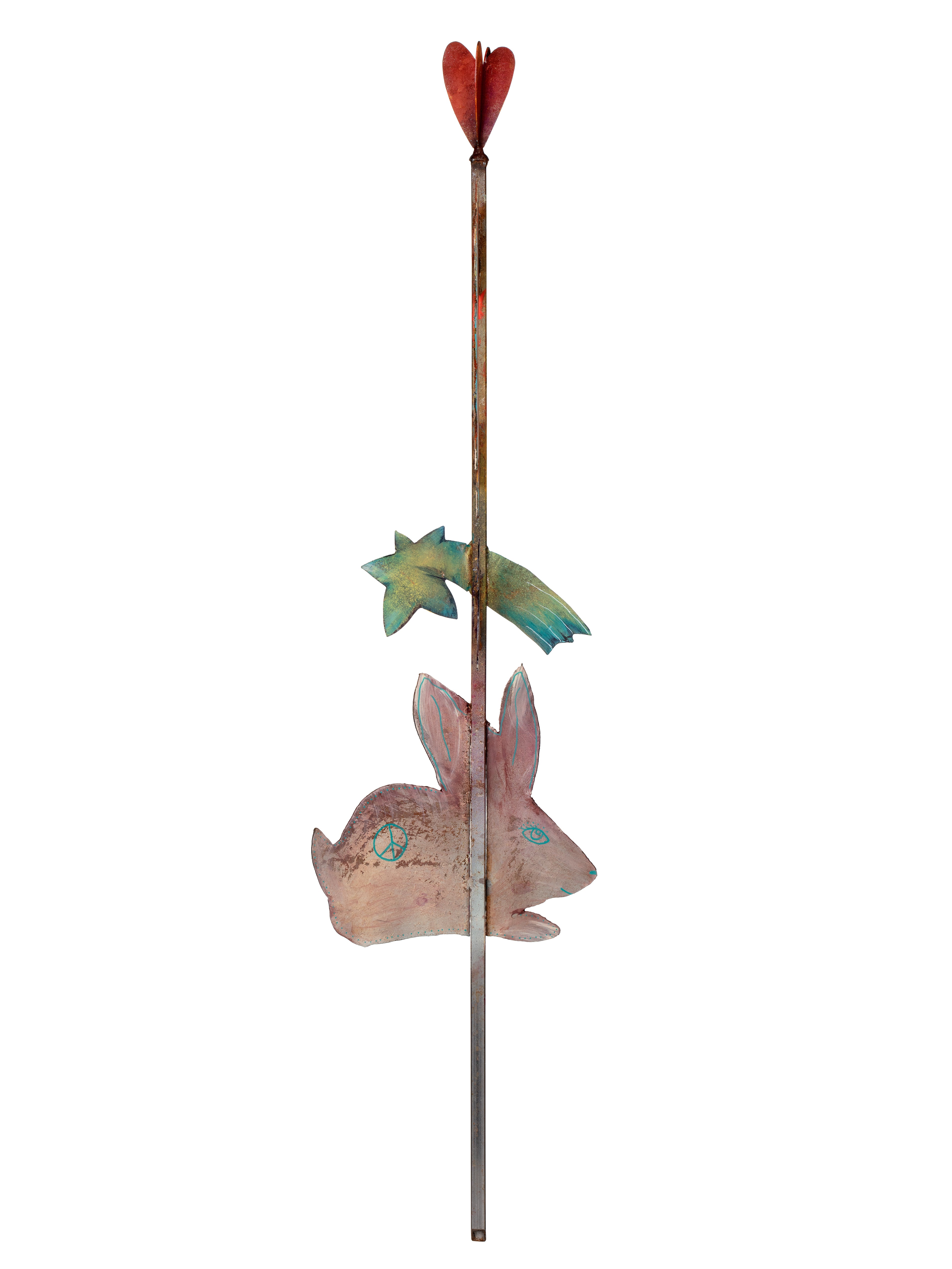 Bunny Garden Steel Piece