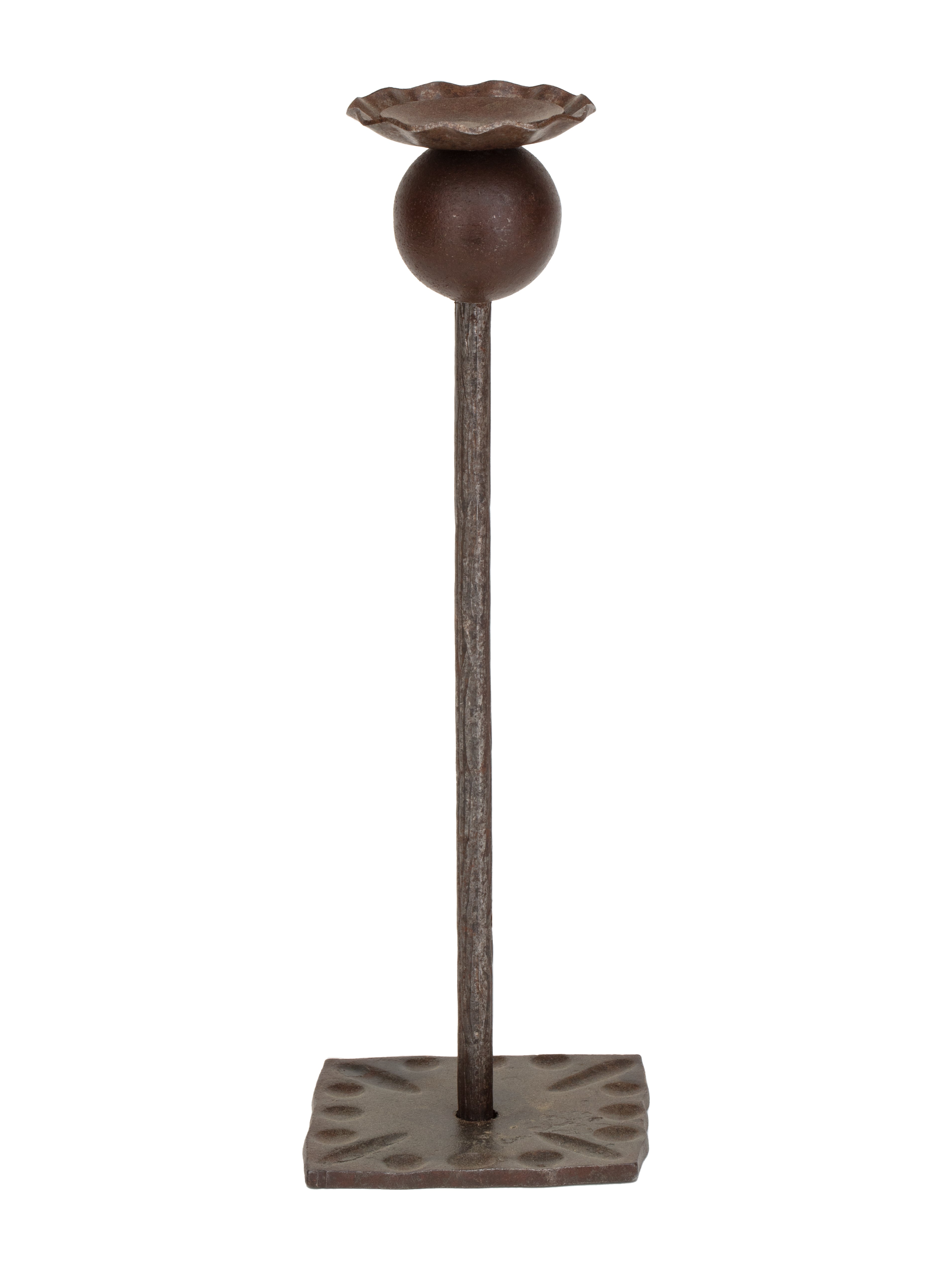 Single Candle Holder Steel Piece