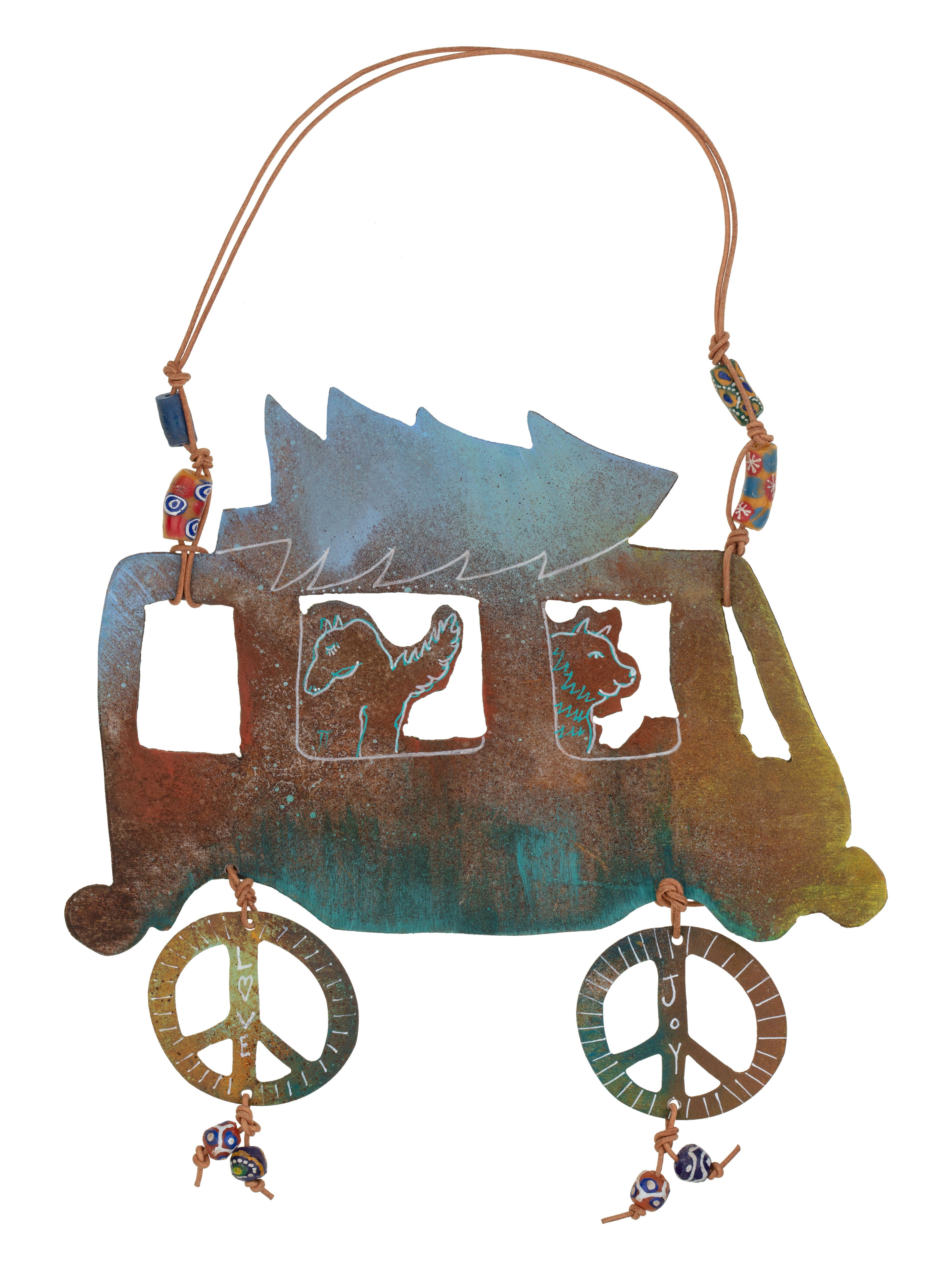 Wheels of Peace Ornament