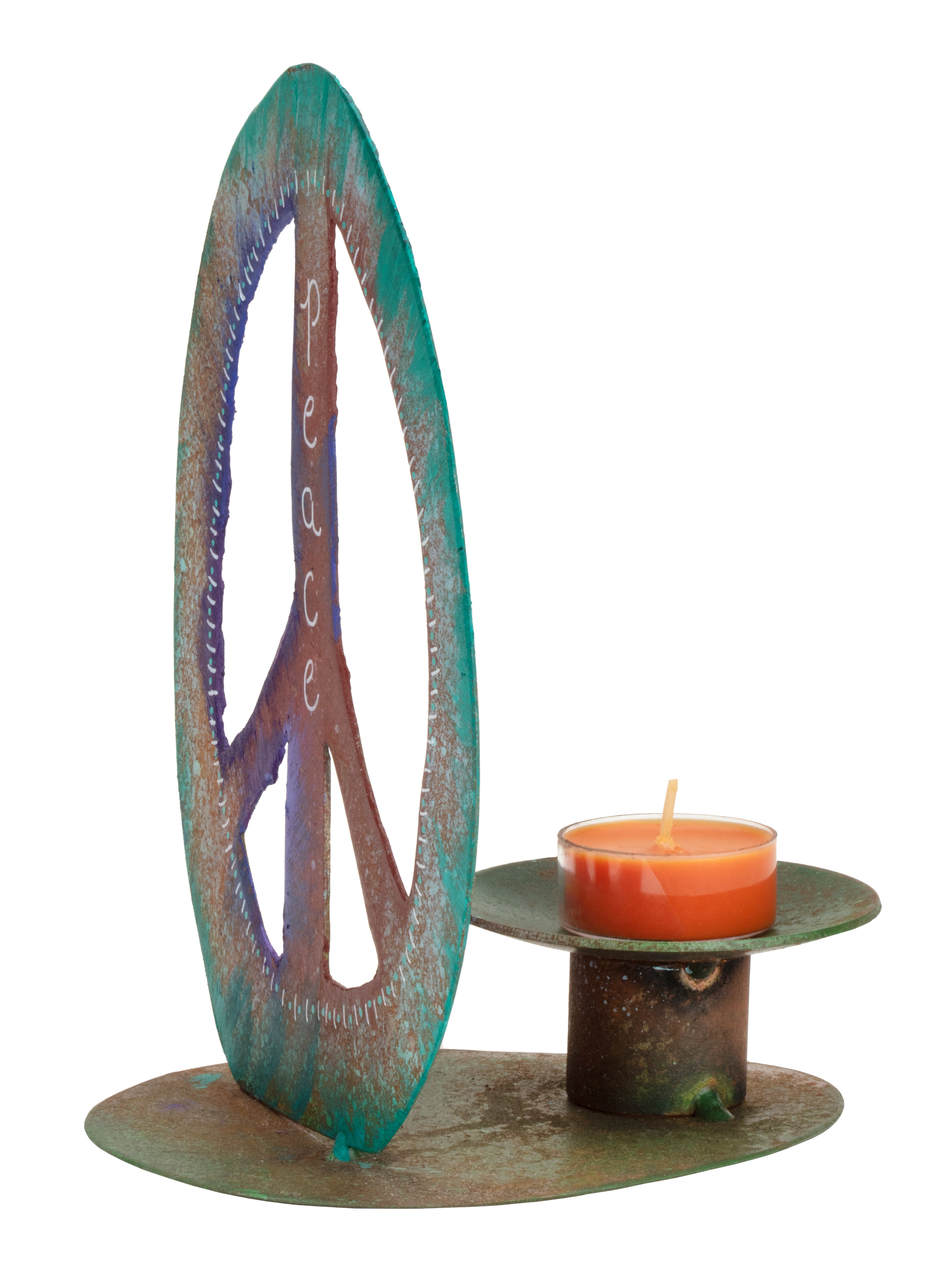 May Peace Shine Candle Holder