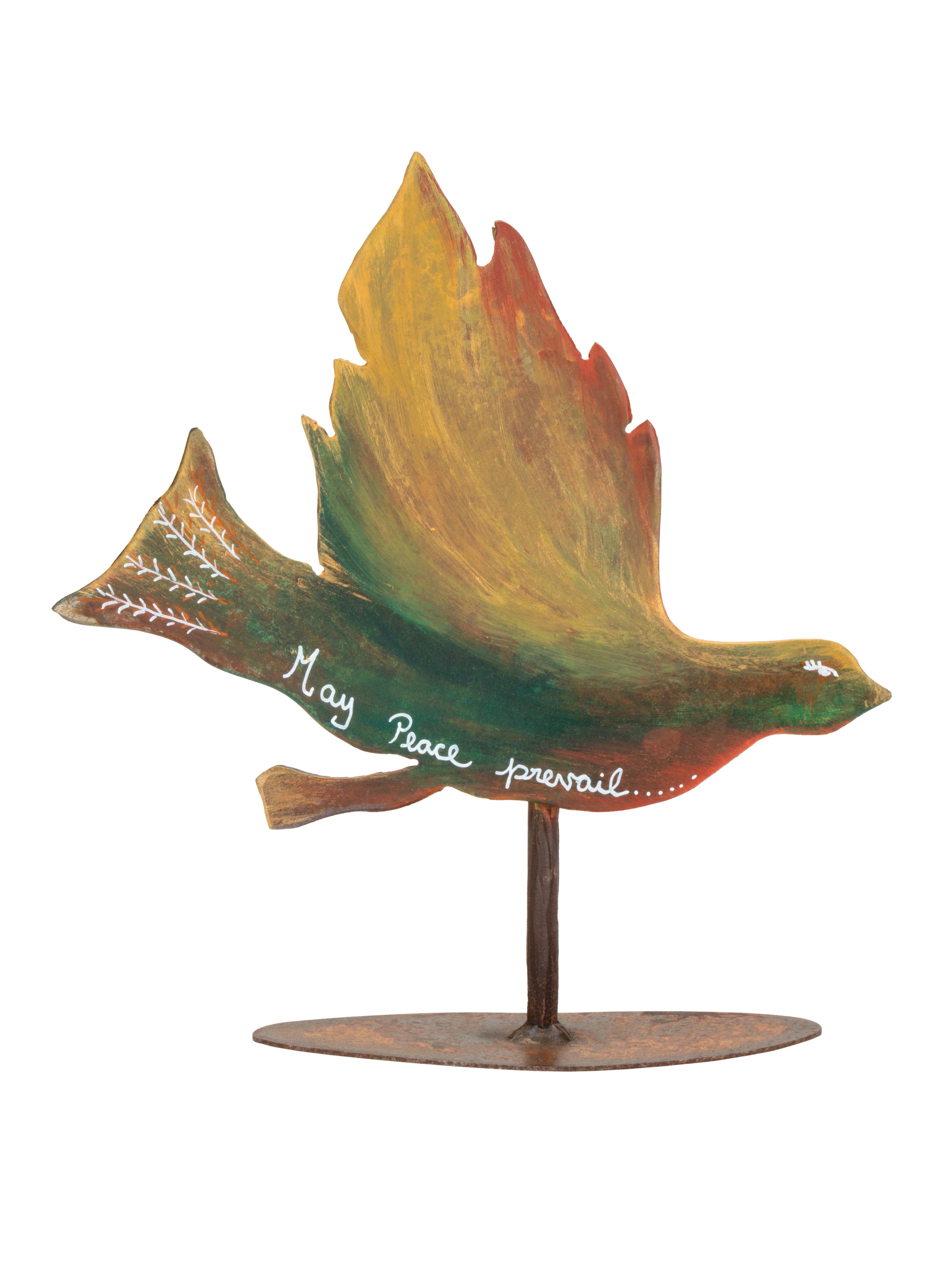 May Peace Prevail Steel Piece