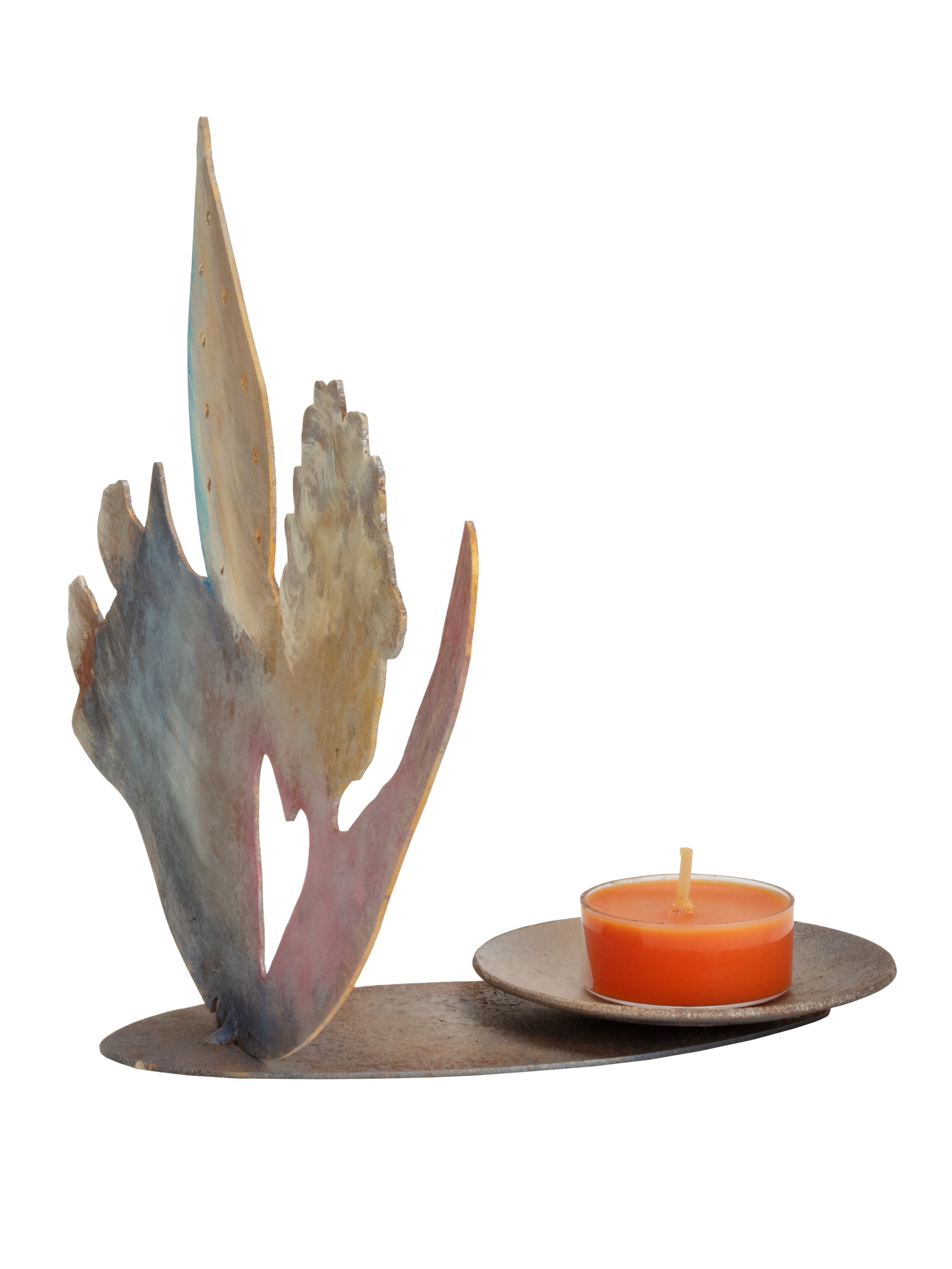 Angel In Flight Candle Holder