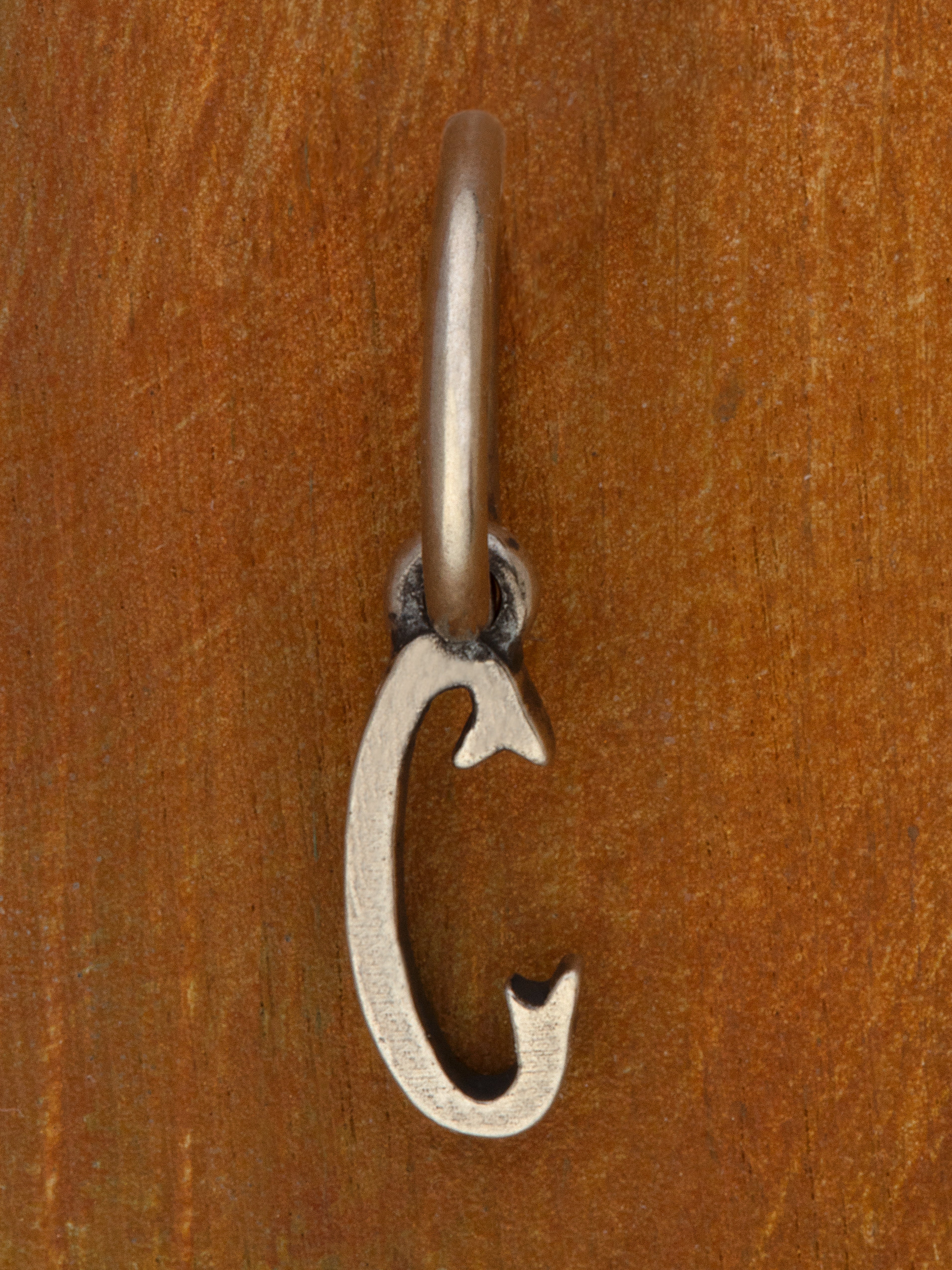 Artful Letter Silver Charm