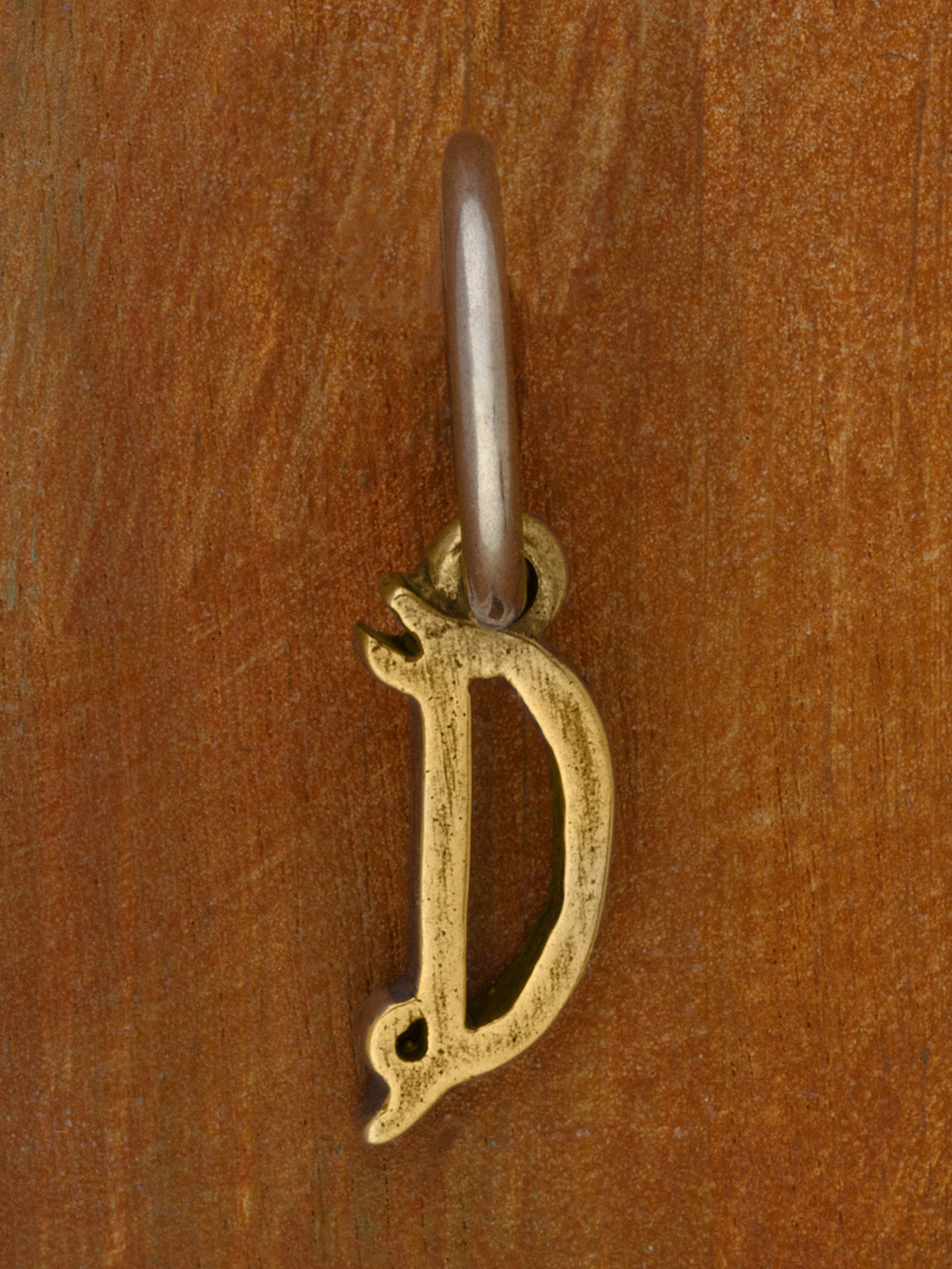 Artful Letter 14K Yellow Gold Charm