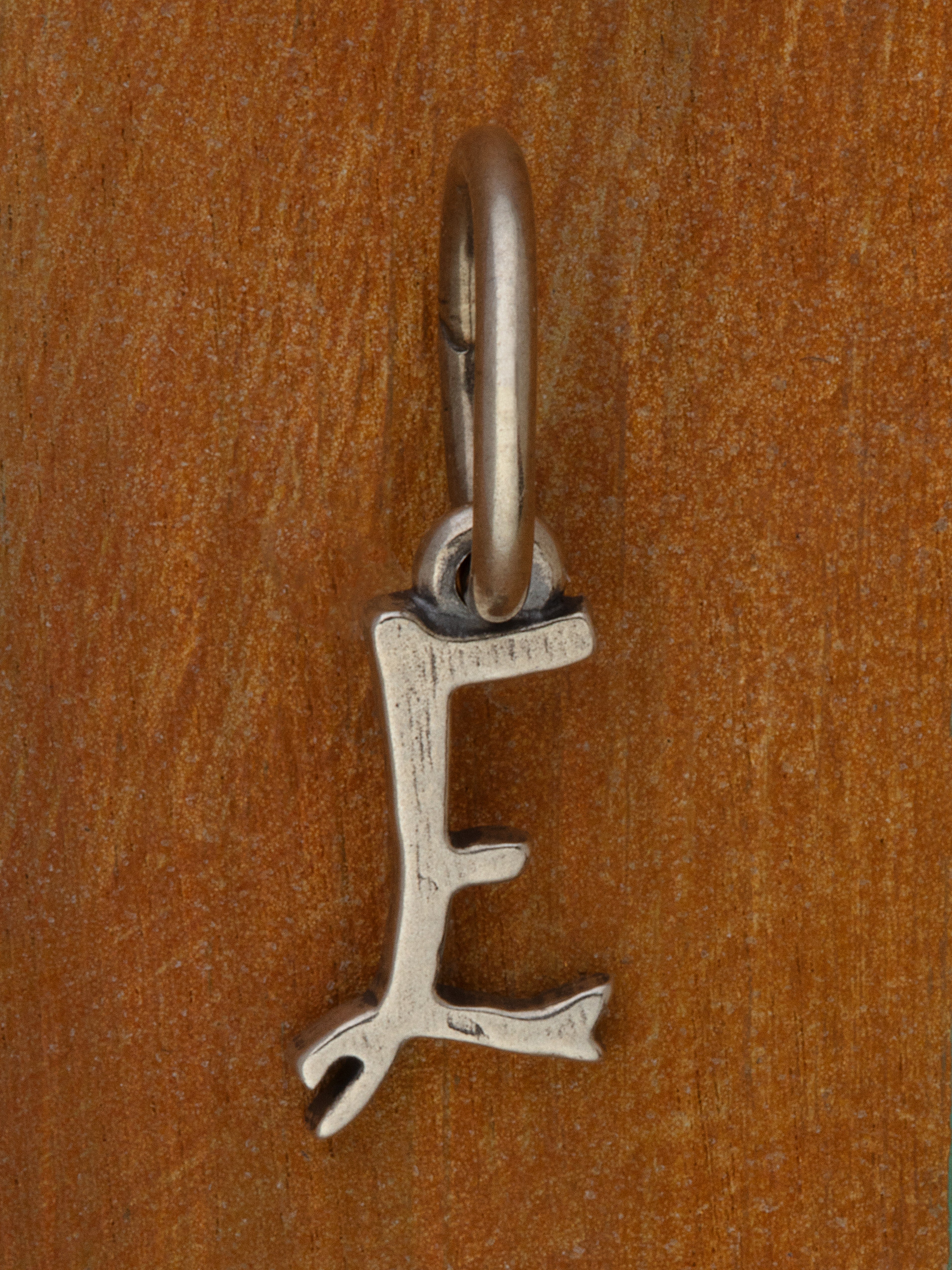 Artful Letter Silver Charm