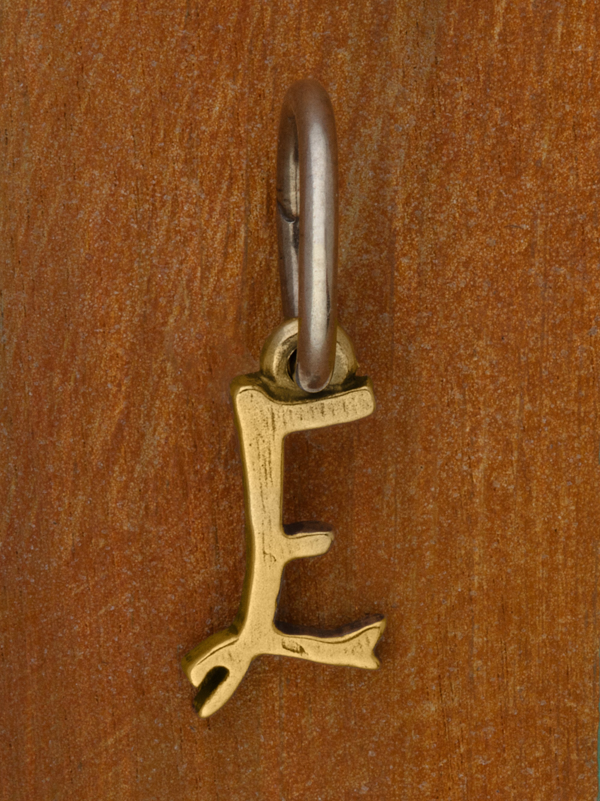 Artful Letter 14K Yellow Gold Charm