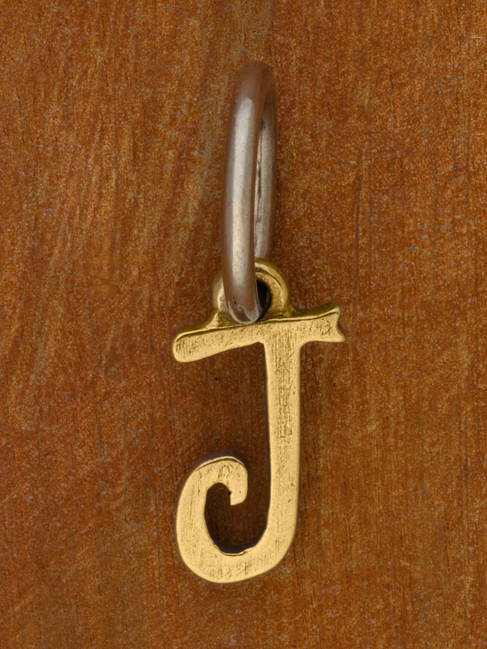 Artful Letter 14K Yellow Gold Charm