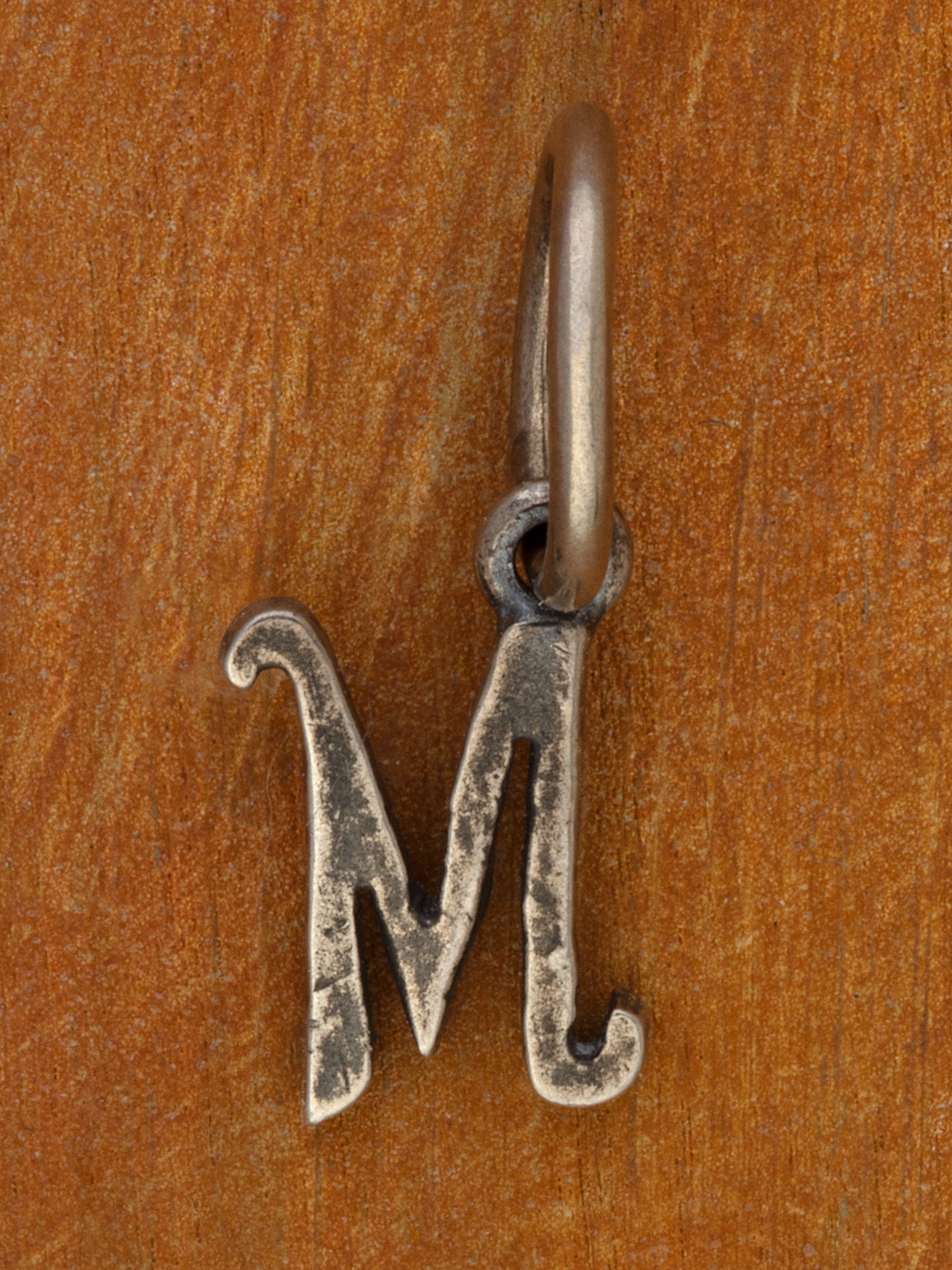 Artful Letter Silver Charm