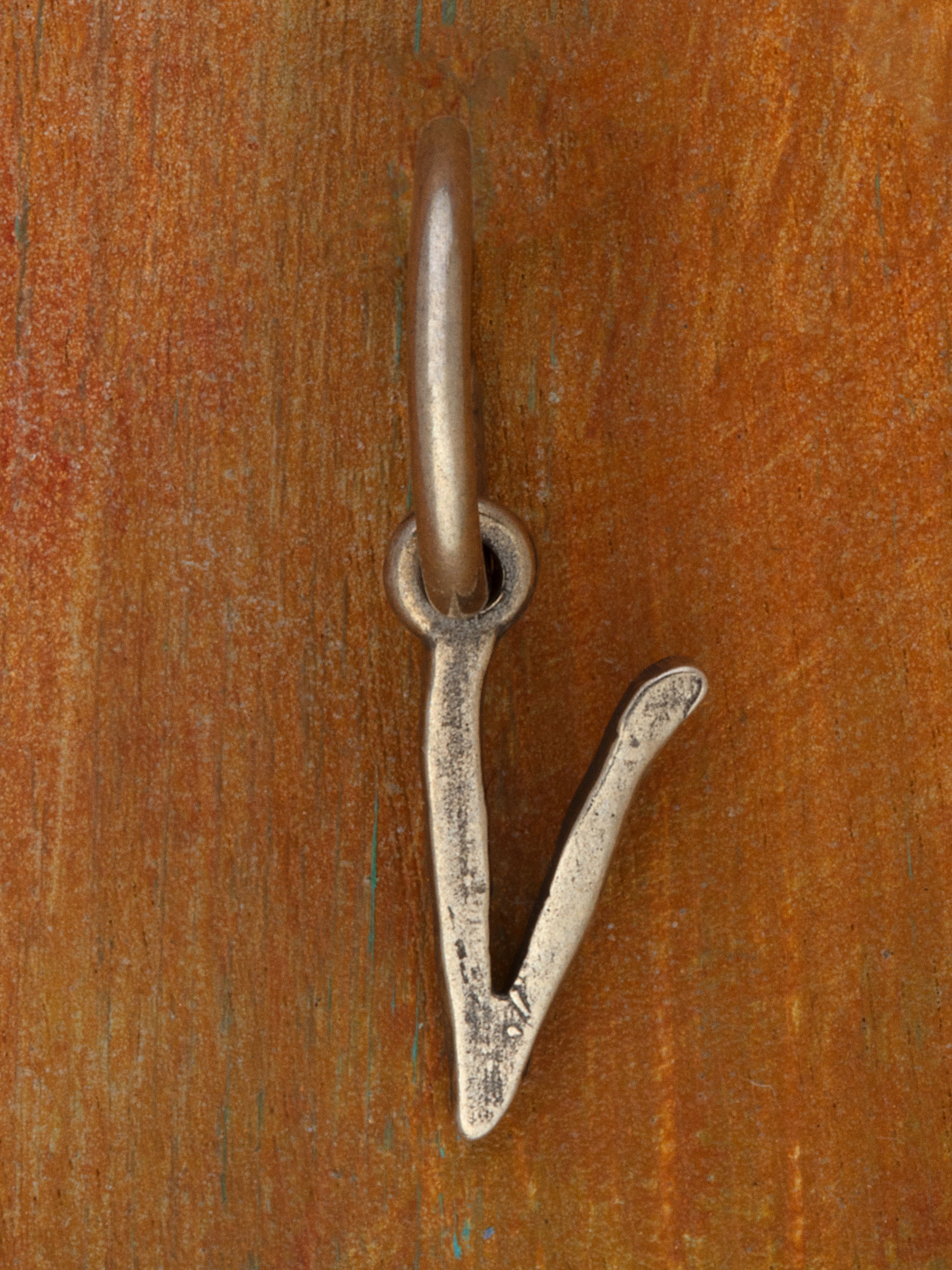 Artful Letter Silver Charm