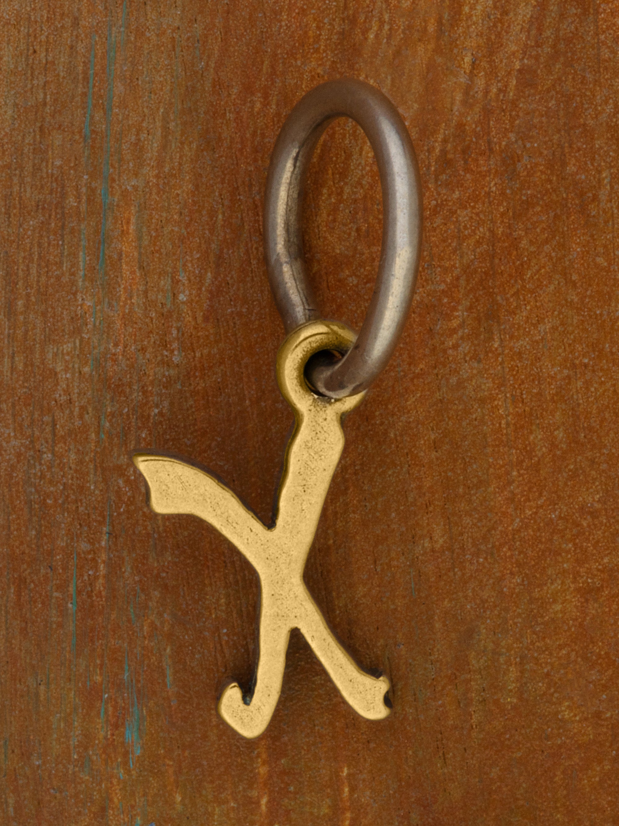 Artful Letter 14K Yellow Gold Charm