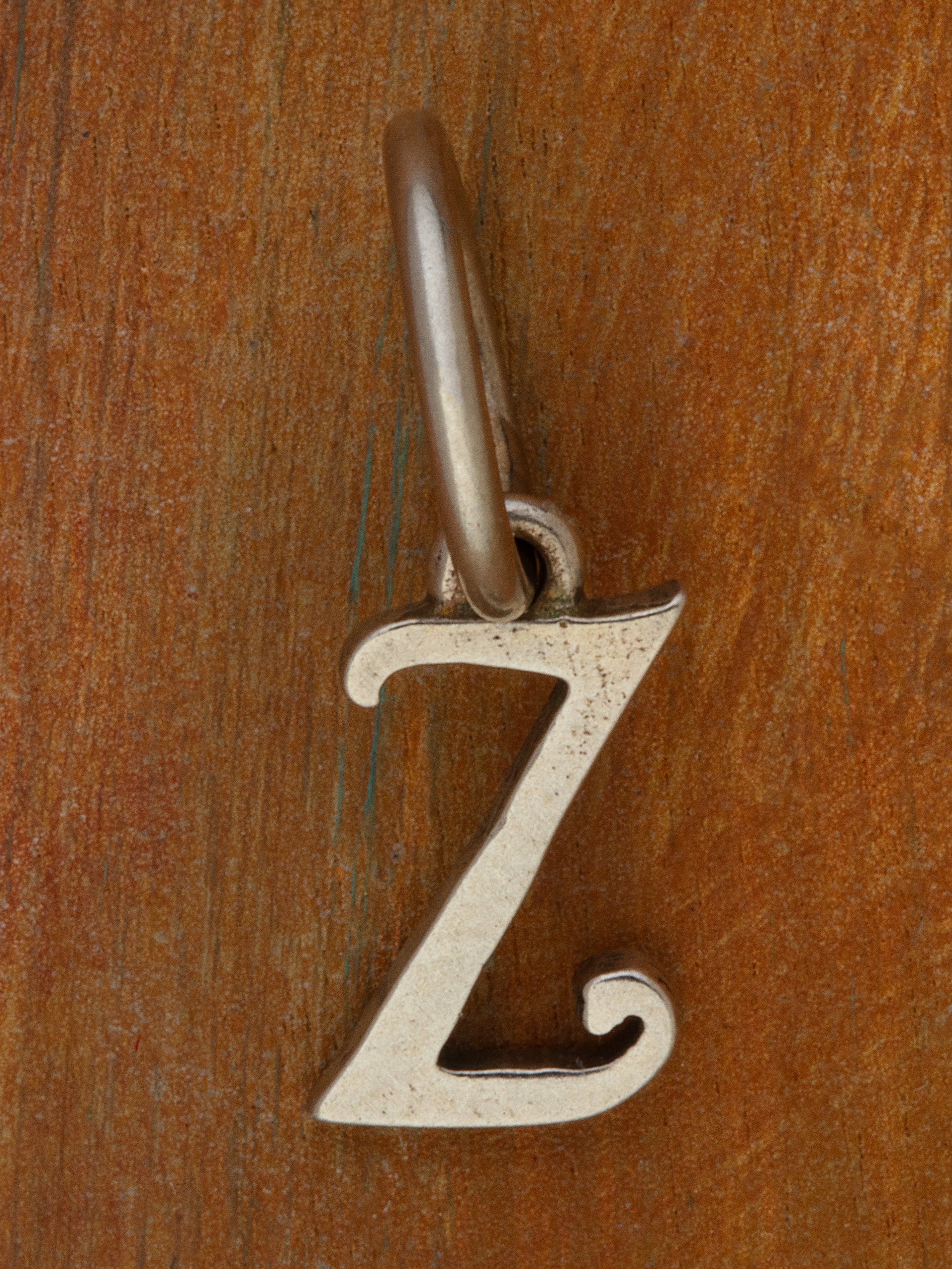 Artful Letter Silver Charm