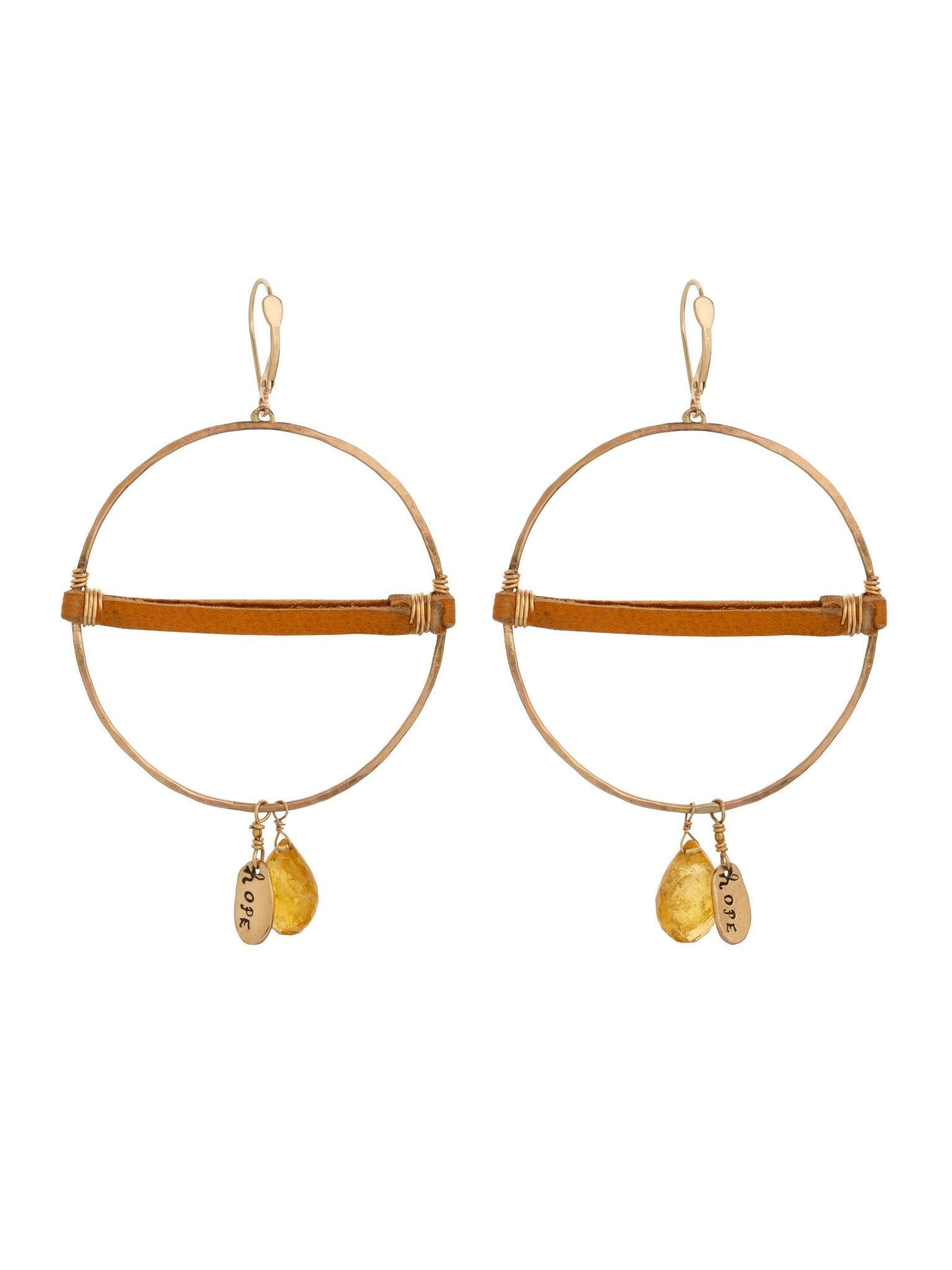 Sunshine Blessing Earrings — Handmade by Jes MaHarry
