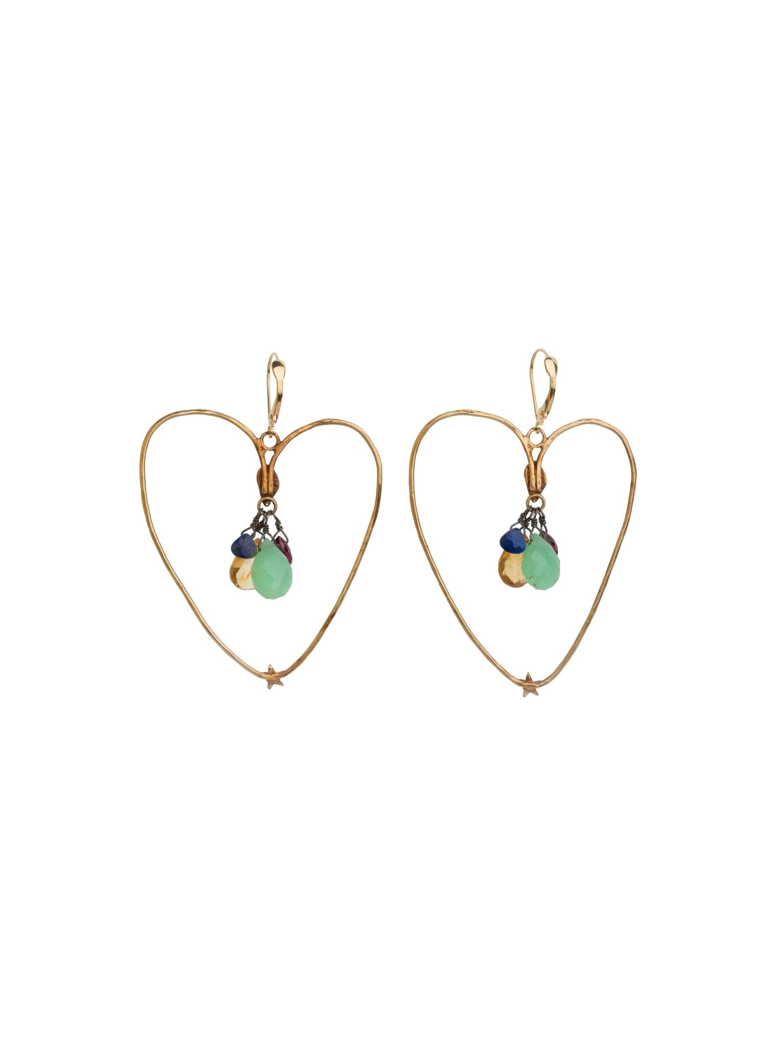 Hearts Bounty Earrings — Handmade by Jes MaHarry