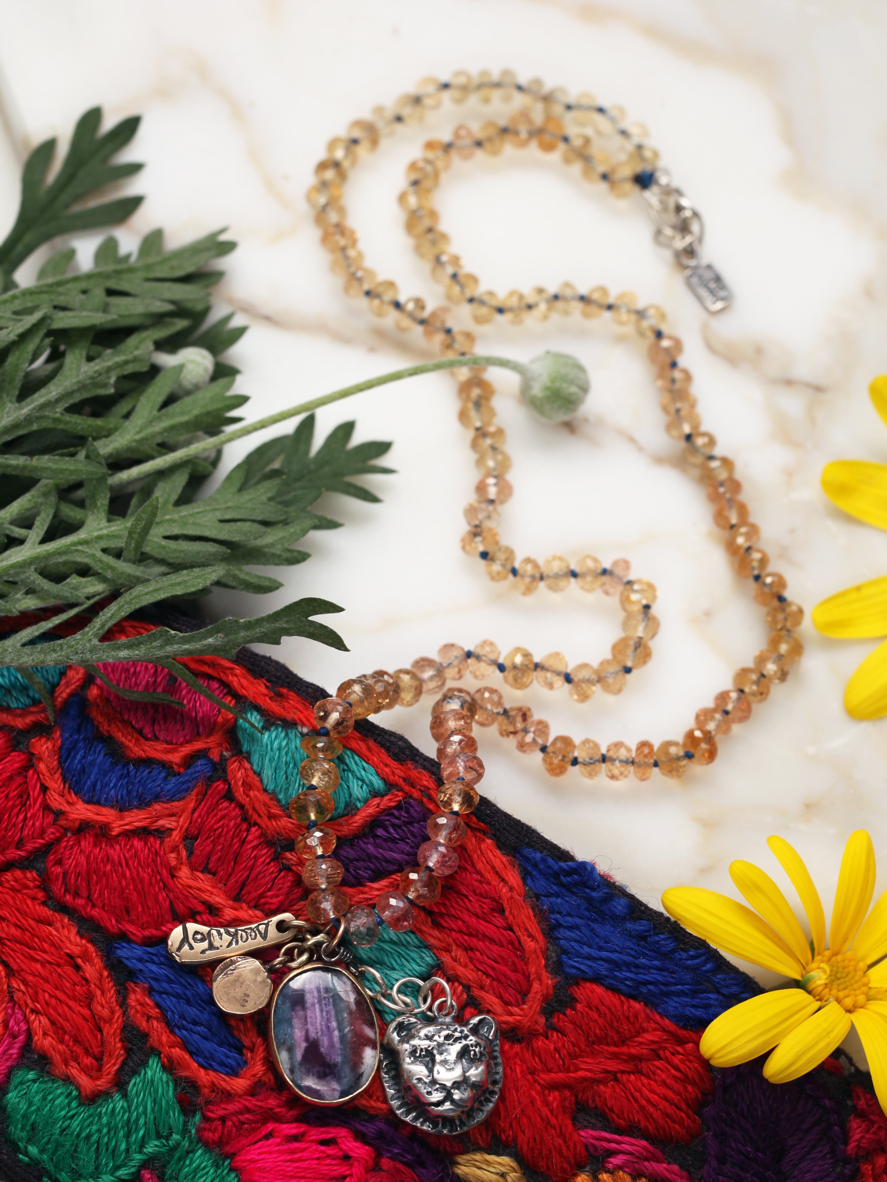 Lion of Paraiba Necklace